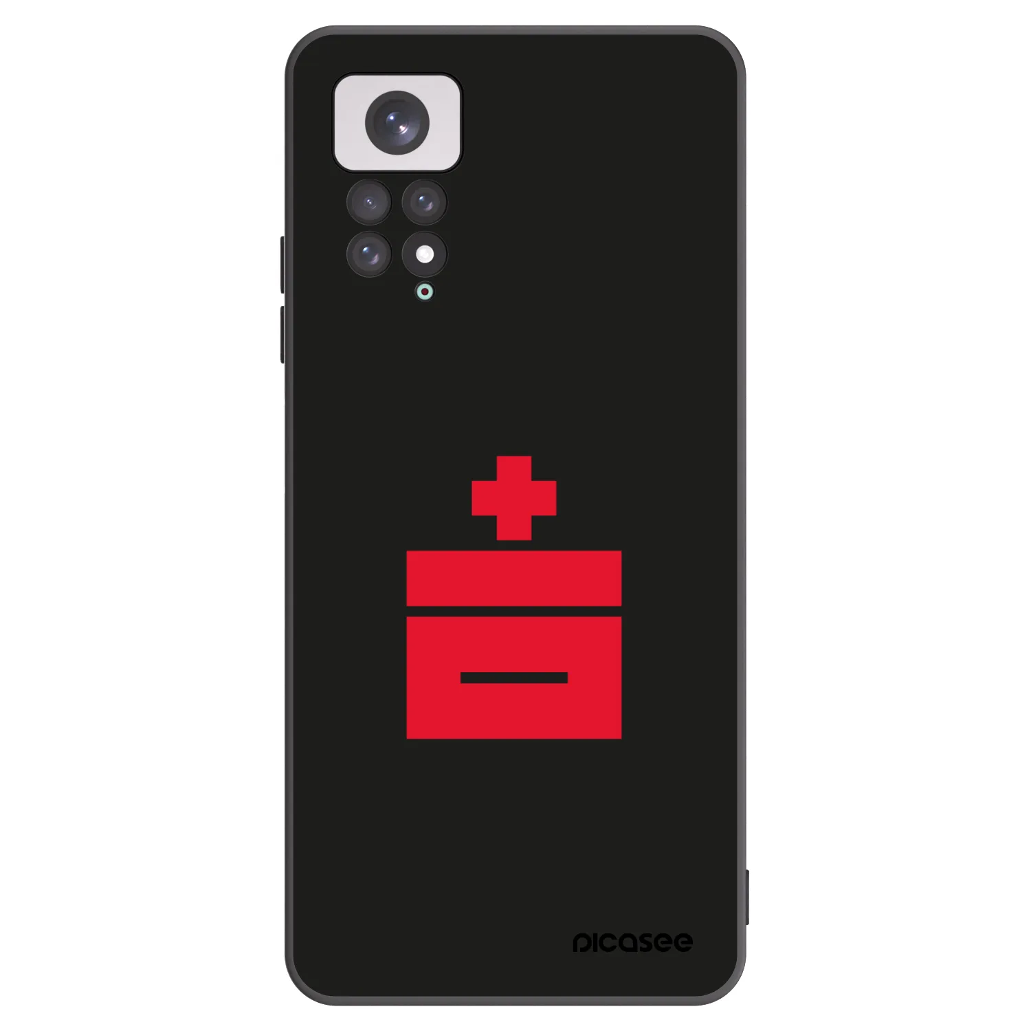 Picasee silikónový čierny obal pre Xiaomi Redmi Note 11 - Le Plastenciaga