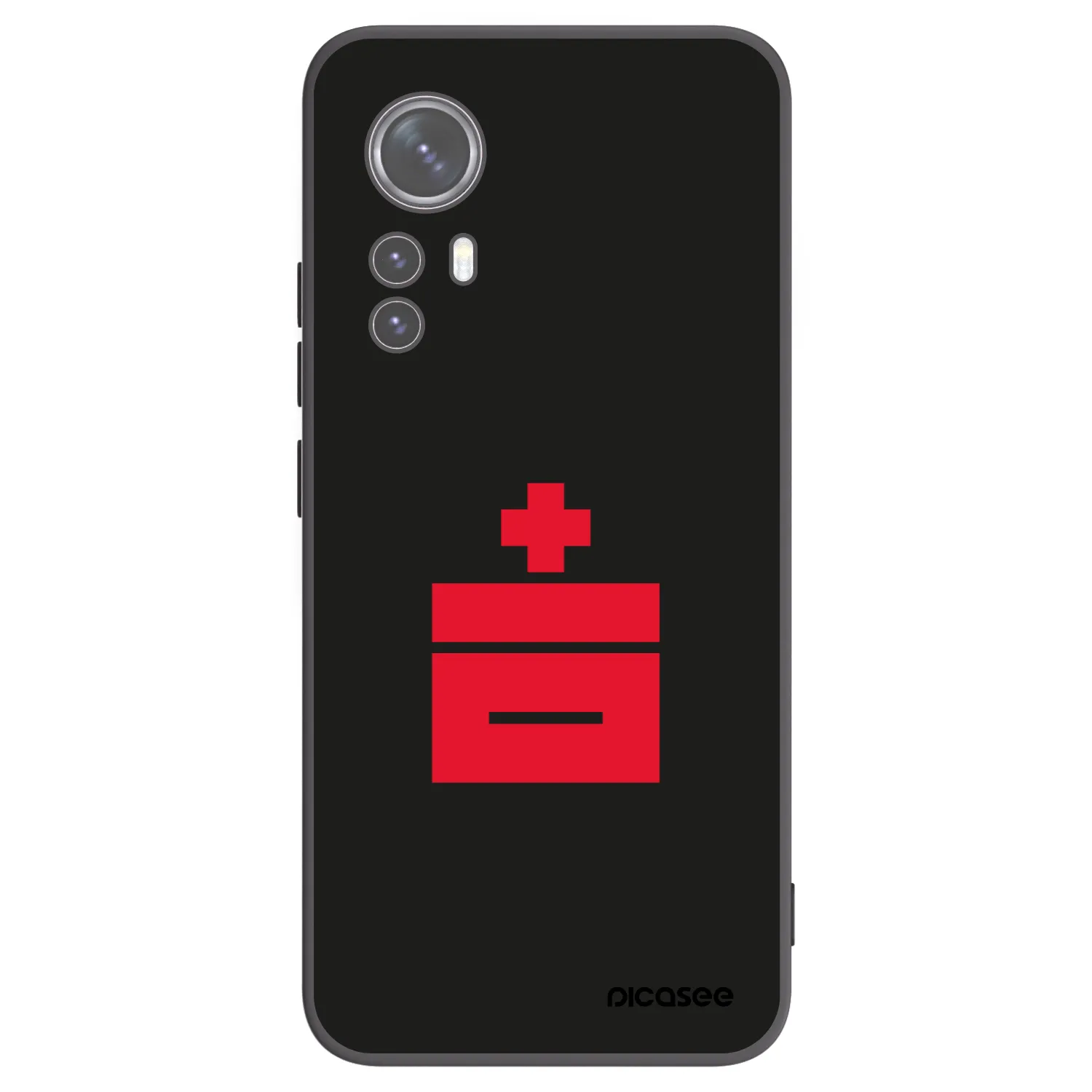 Picasee silikónový čierny obal pre Xiaomi 12 - Le Plastenciaga