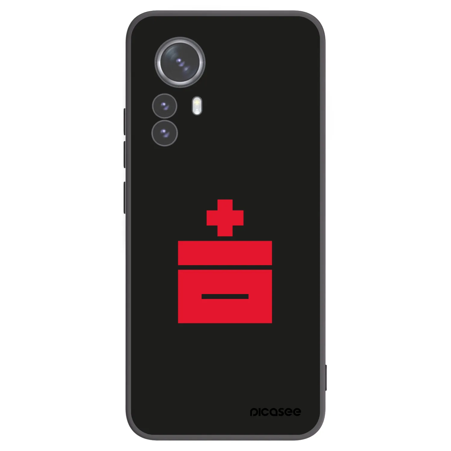 Picasee silikónový čierny obal pre Xiaomi 12 Pro - Le Plastenciaga