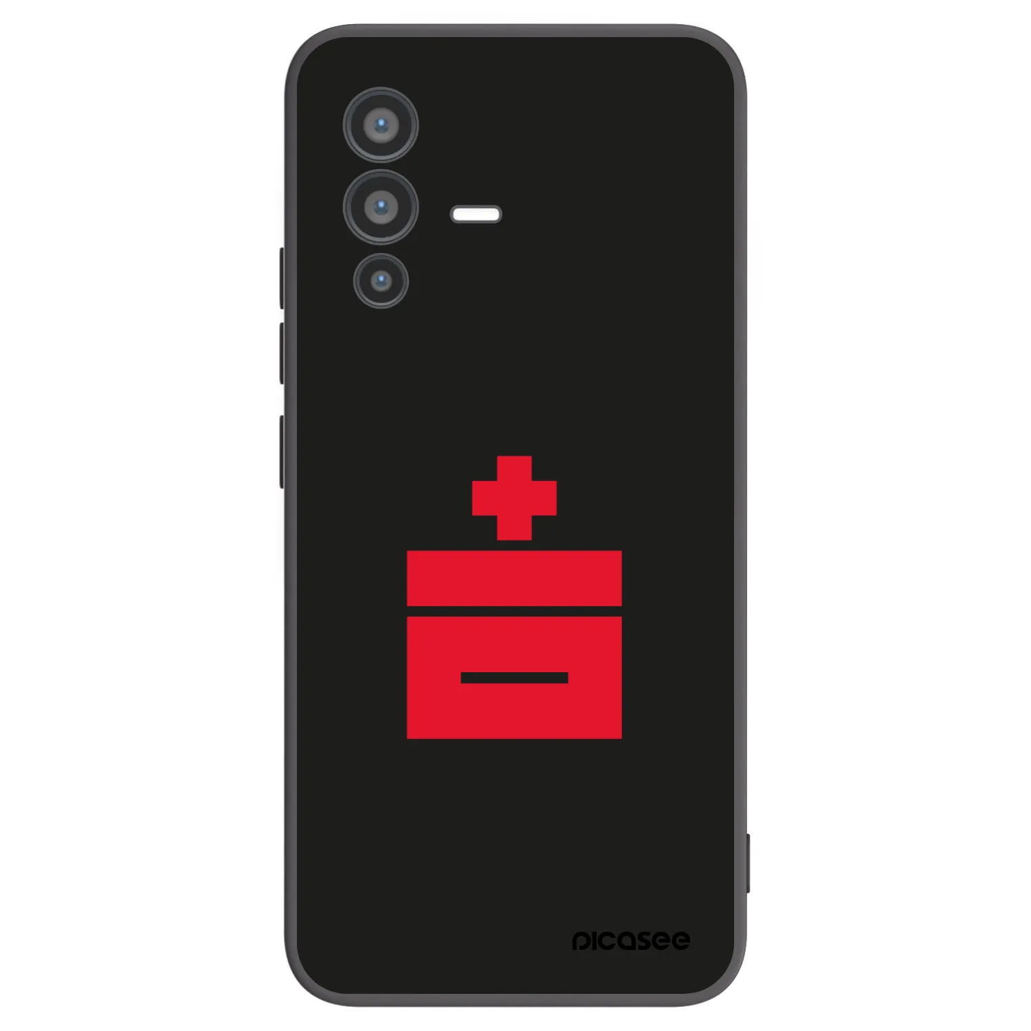 Picasee silikónový čierny obal pre Vivo V23 5G - Le Plastenciaga