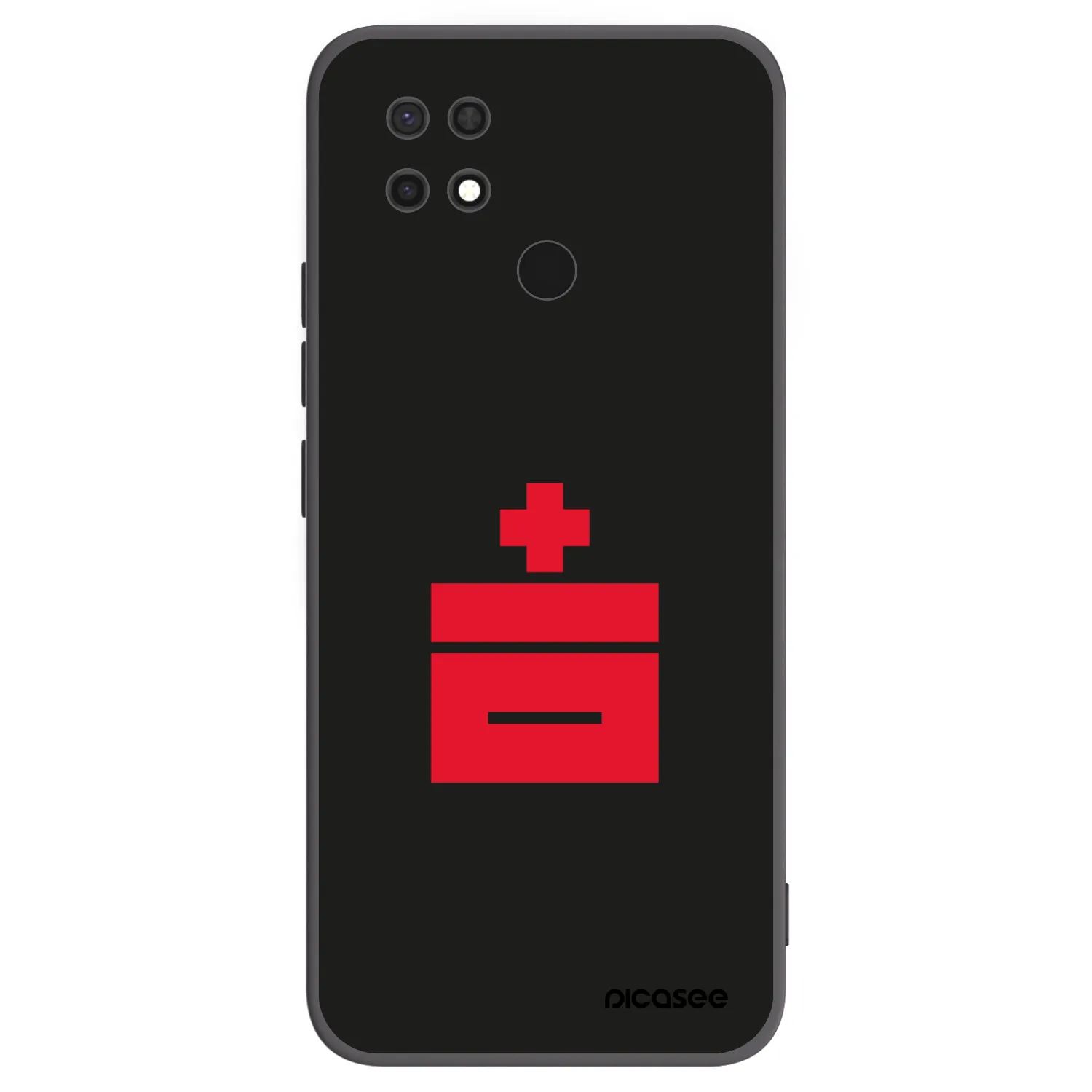 Picasee silikónový čierny obal pre Xiaomi Redmi 10C - Le Plastenciaga