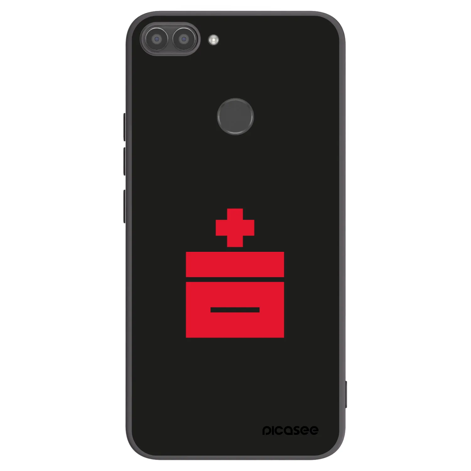 Picasee silikónový čierny obal pre Huawei P Smart - Le Plastenciaga