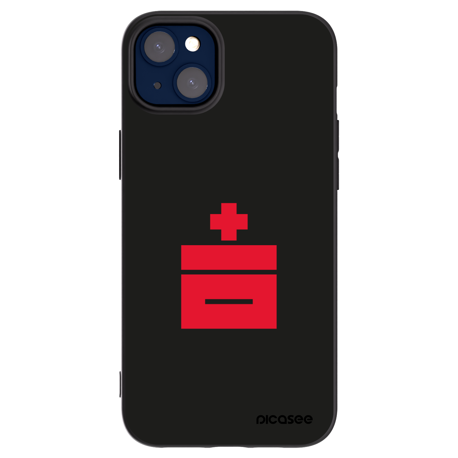Picasee silikónový čierny obal pre Apple iPhone 14 Plus - Le Plastenciaga