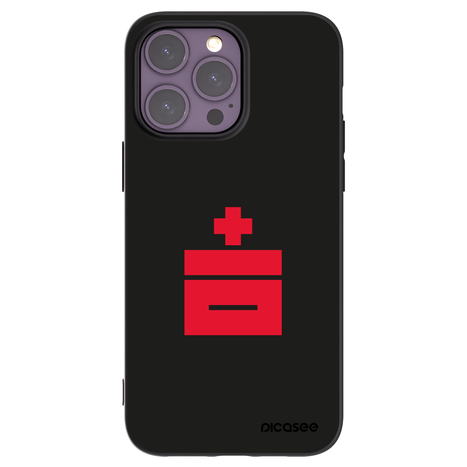 Picasee silikónový čierny obal pre Apple iPhone 14 Pro Max - Le Plastenciaga