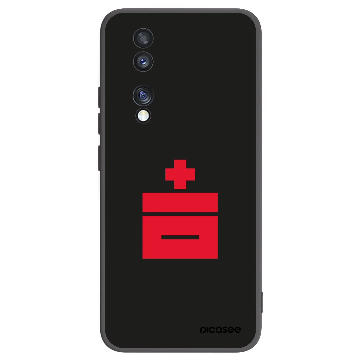 Picasee silikónový čierny obal pre Honor 70 - Le Plastenciaga