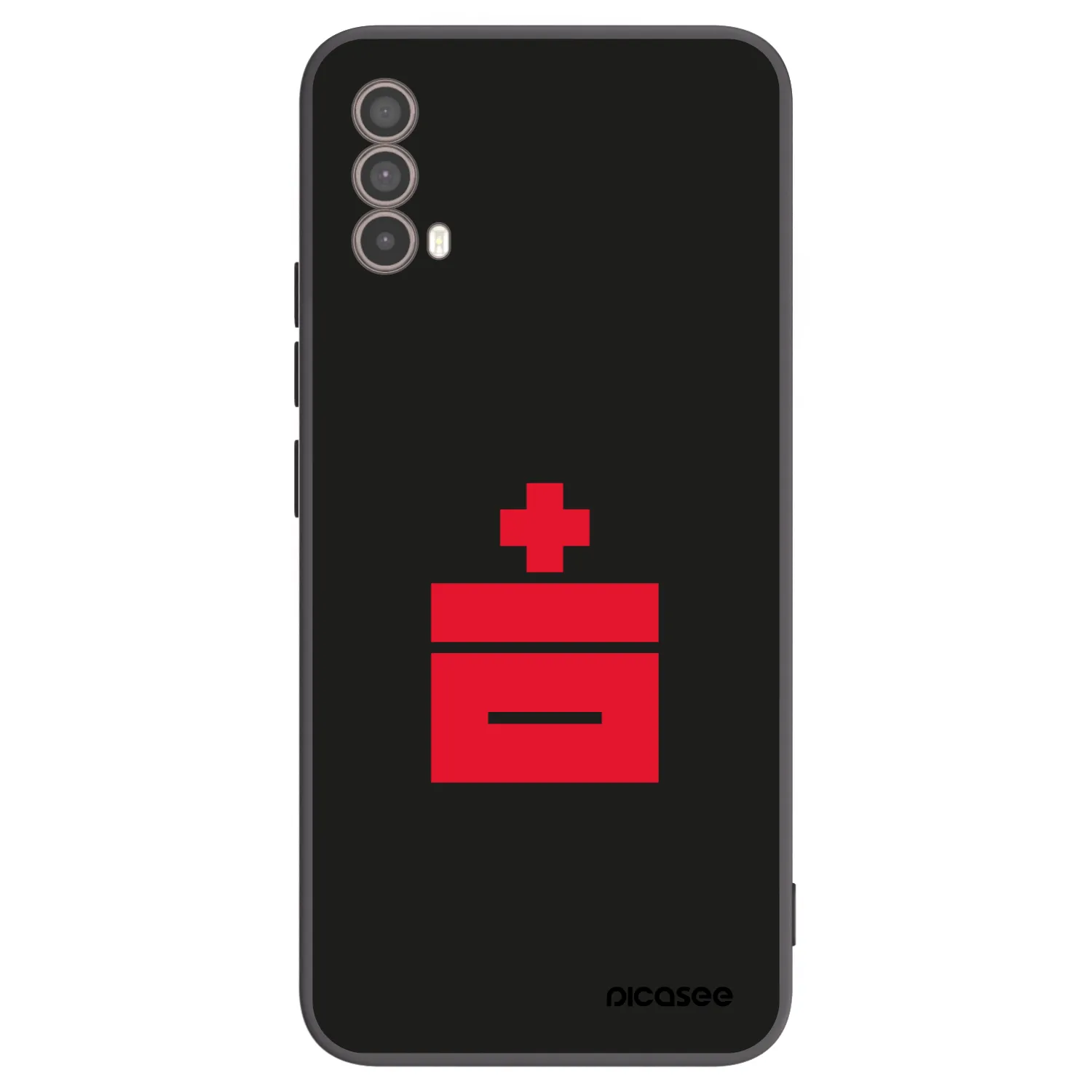 Picasee silikónový čierny obal pre Motorola Moto E40 - Le Plastenciaga