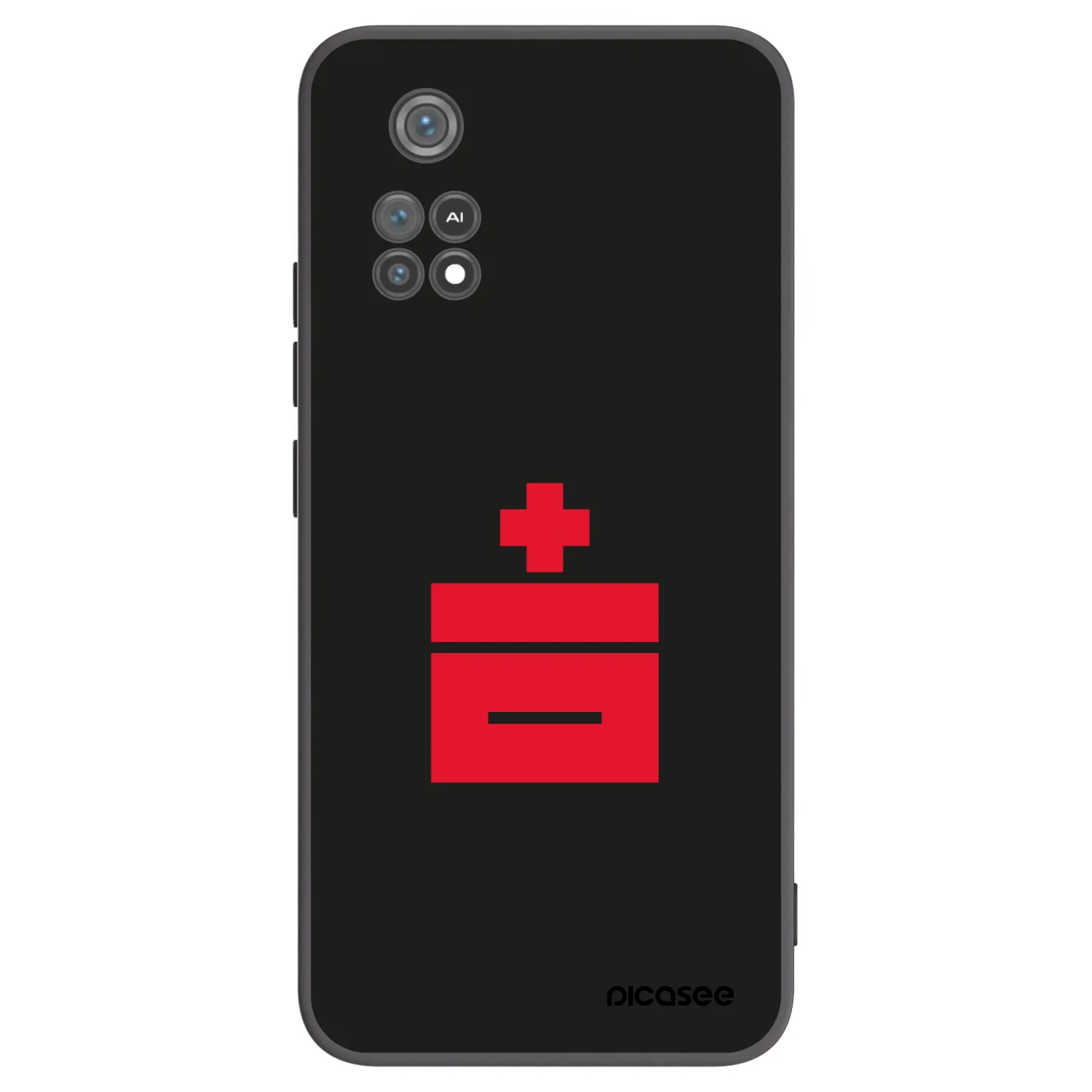 Picasee silikónový čierny obal pre Xiaomi Poco M4 Pro - Le Plastenciaga