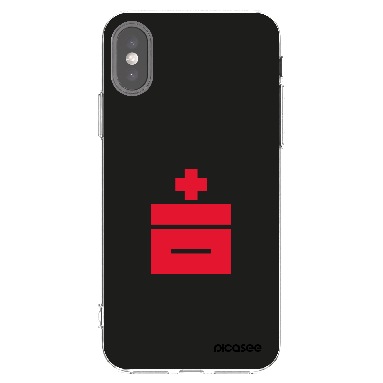 Silikónový prehľadný obal pre Apple iPhone X/XS - Le Plastenciaga