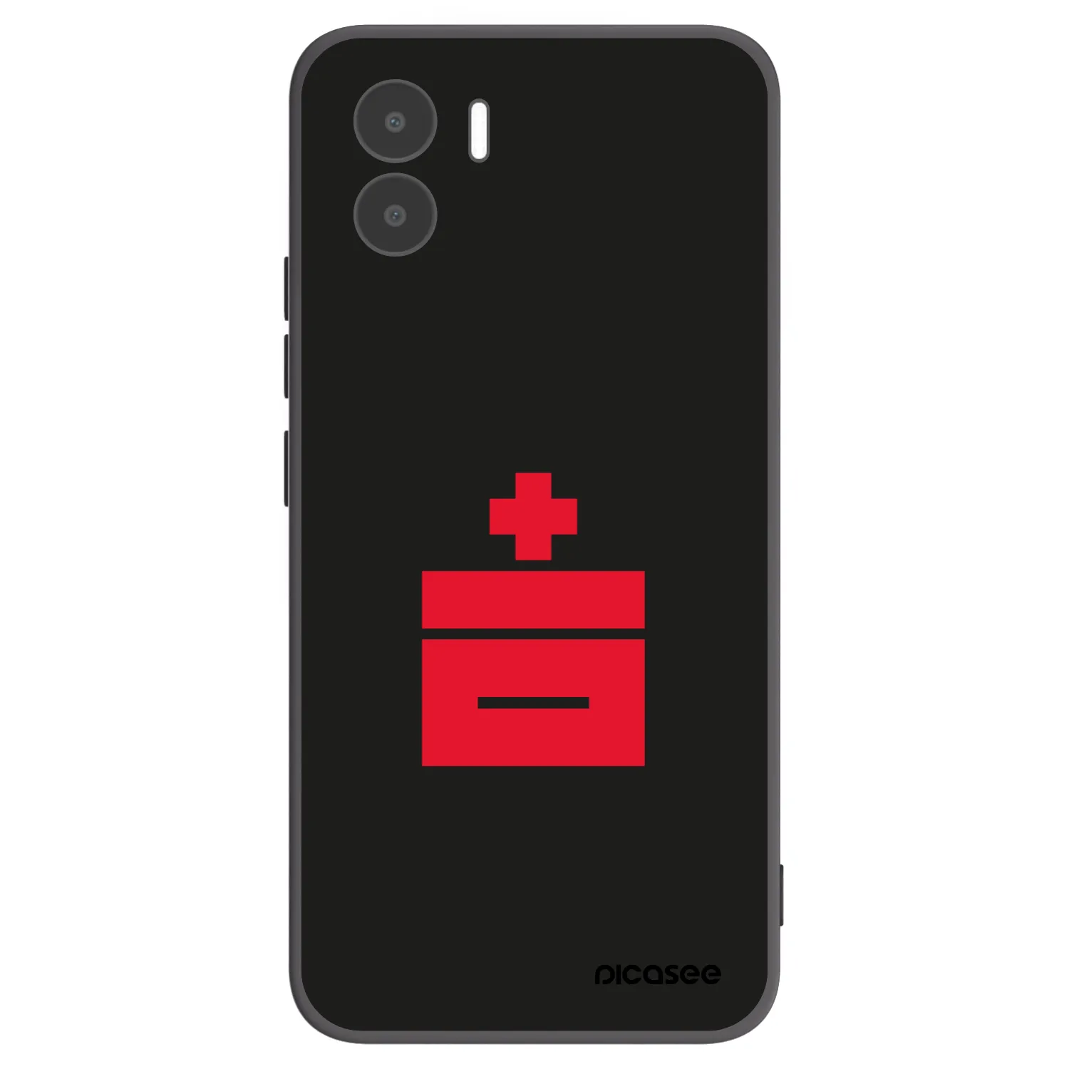 Picasee silikónový čierny obal pre Xiaomi Redmi A1 - Le Plastenciaga
