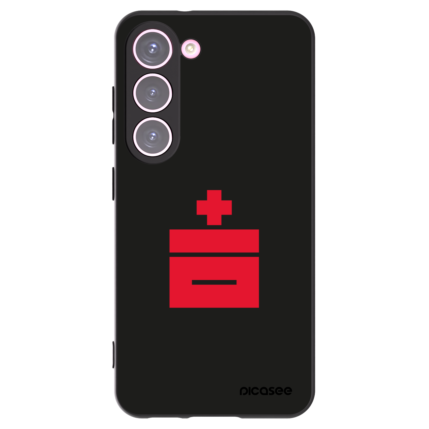 Picasee silikónový čierny obal pre Samsung Galaxy S23 5G - Le Plastenciaga
