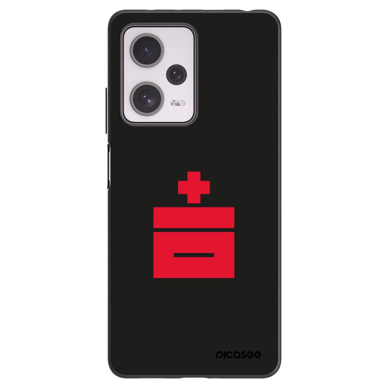 Picasee silikónový čierny obal pre Xiaomi Redmi Note 12 Pro+ 5G - Le Plastenciaga
