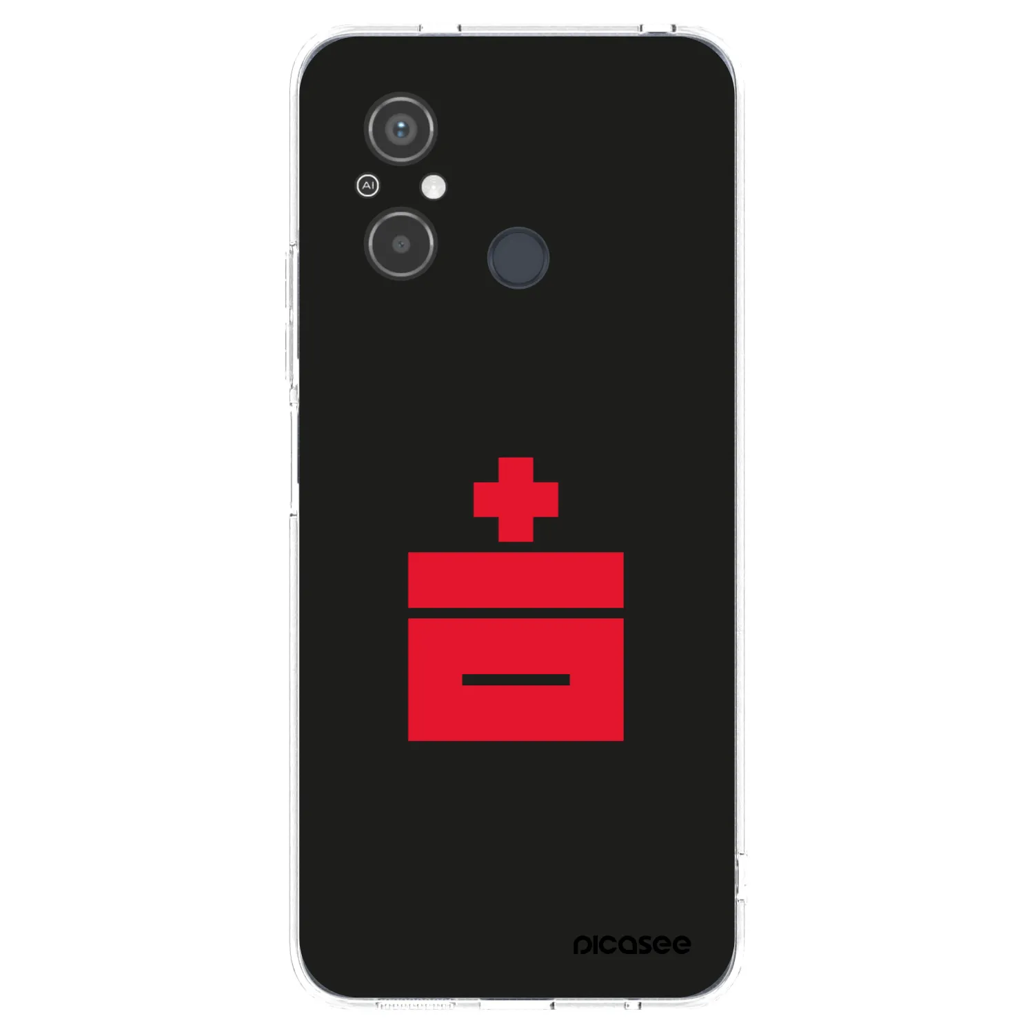 Picasee silikónový prehľadný obal pre Xiaomi Redmi 12C - Le Plastenciaga