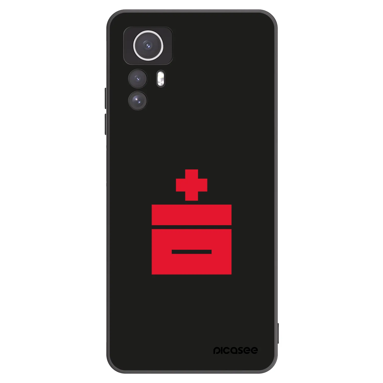 Picasee silikónový čierny obal pre Xiaomi Redmi Note 12S - Le Plastenciaga