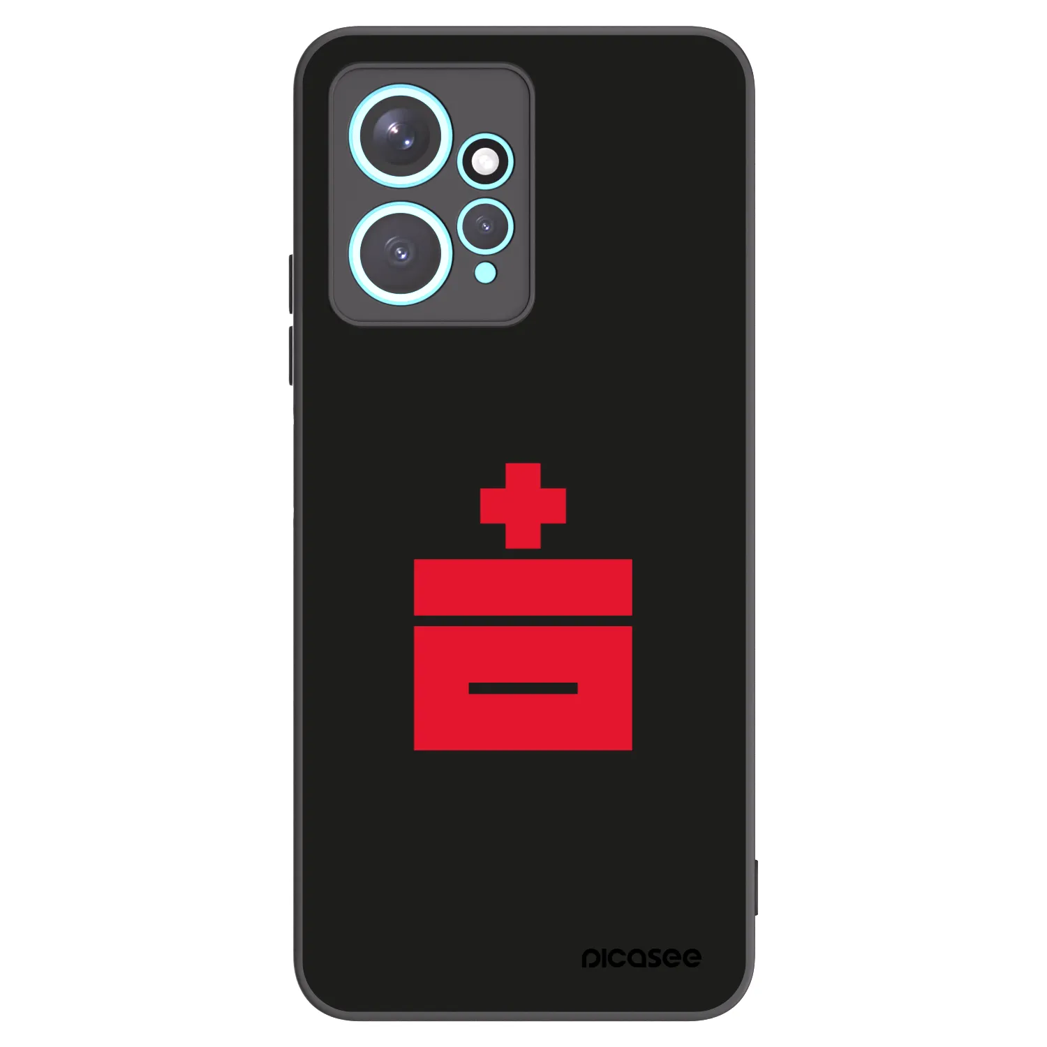 Picasee silikónový čierny obal pre Xiaomi Redmi Note 12 4G - Le Plastenciaga