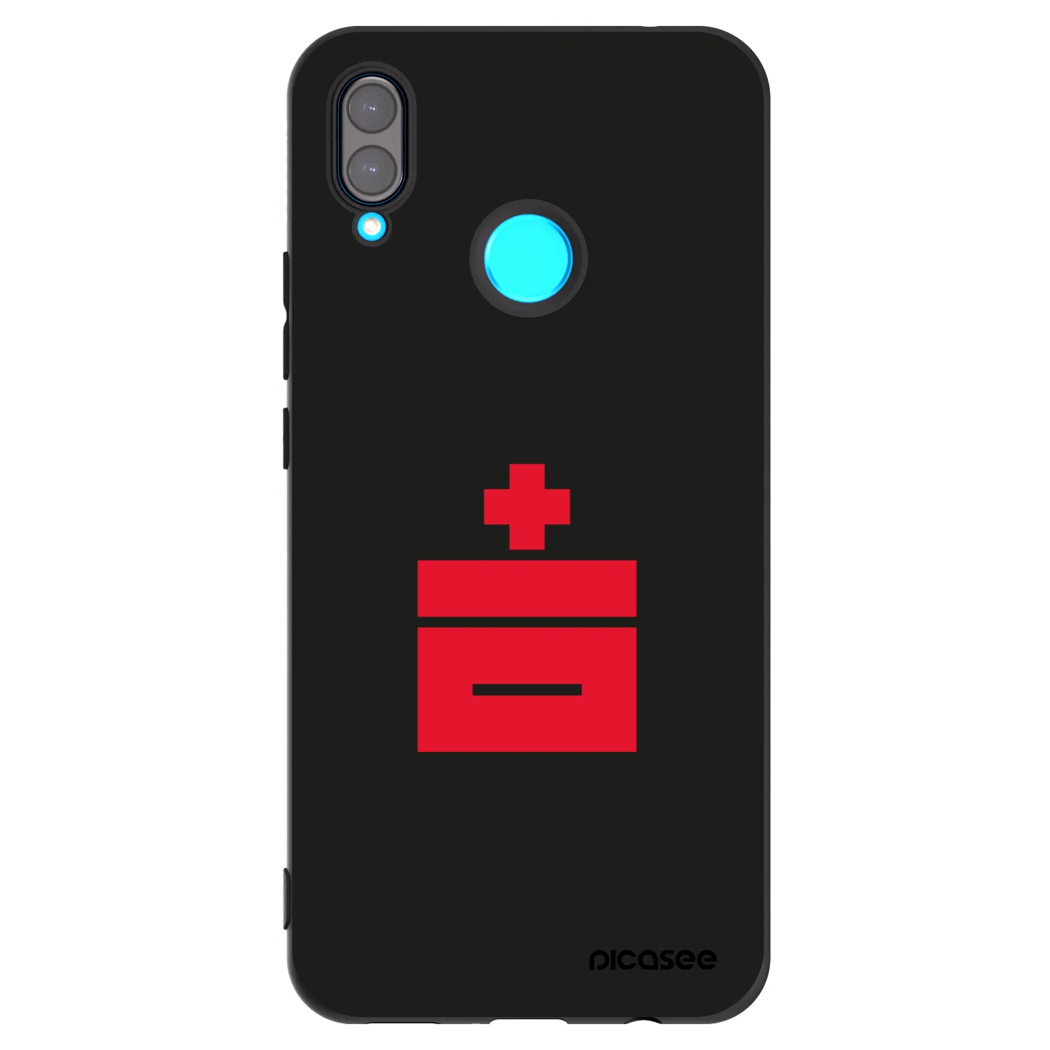 Picasee silikónový čierny obal pre Huawei Nova 3 - Le Plastenciaga