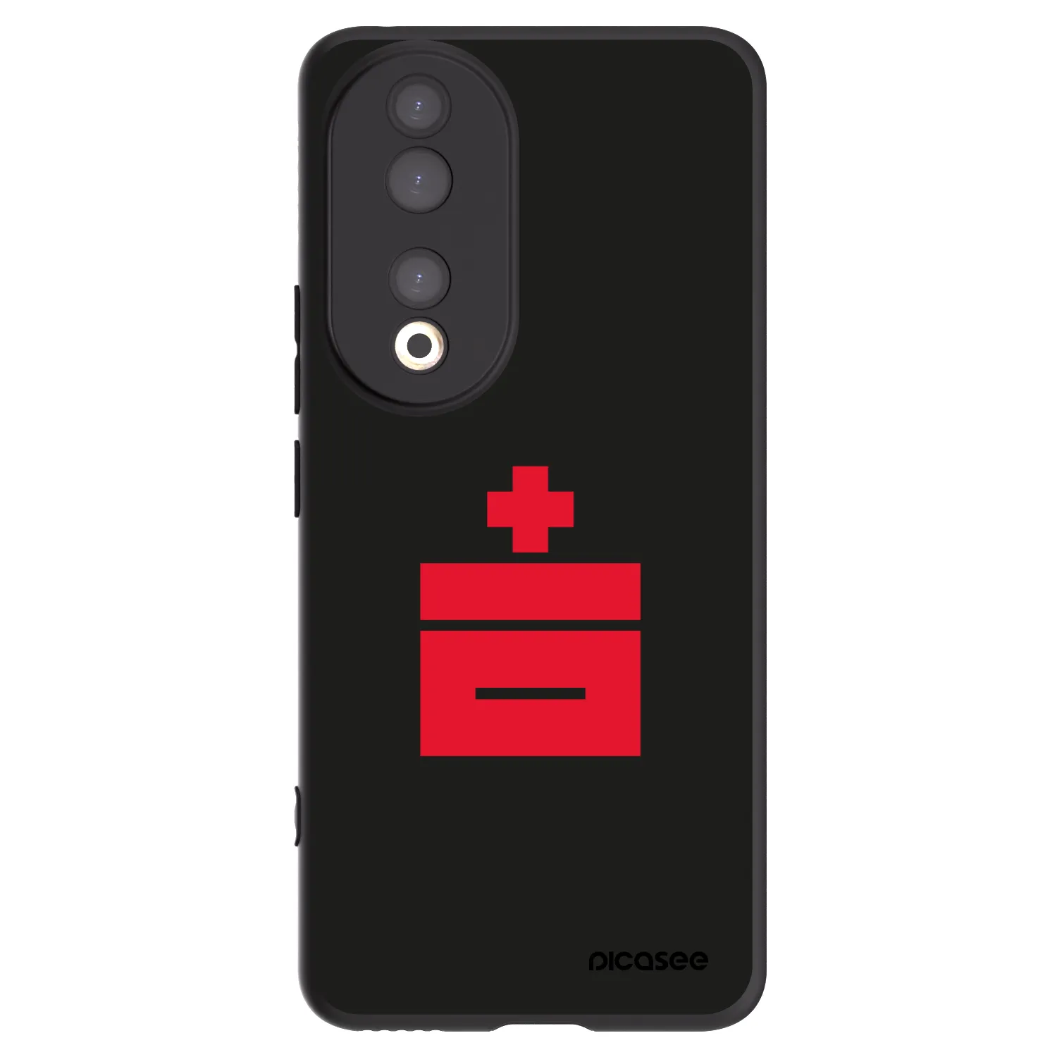 Picasee silikónový čierny obal pre Honor 90 5G - Le Plastenciaga