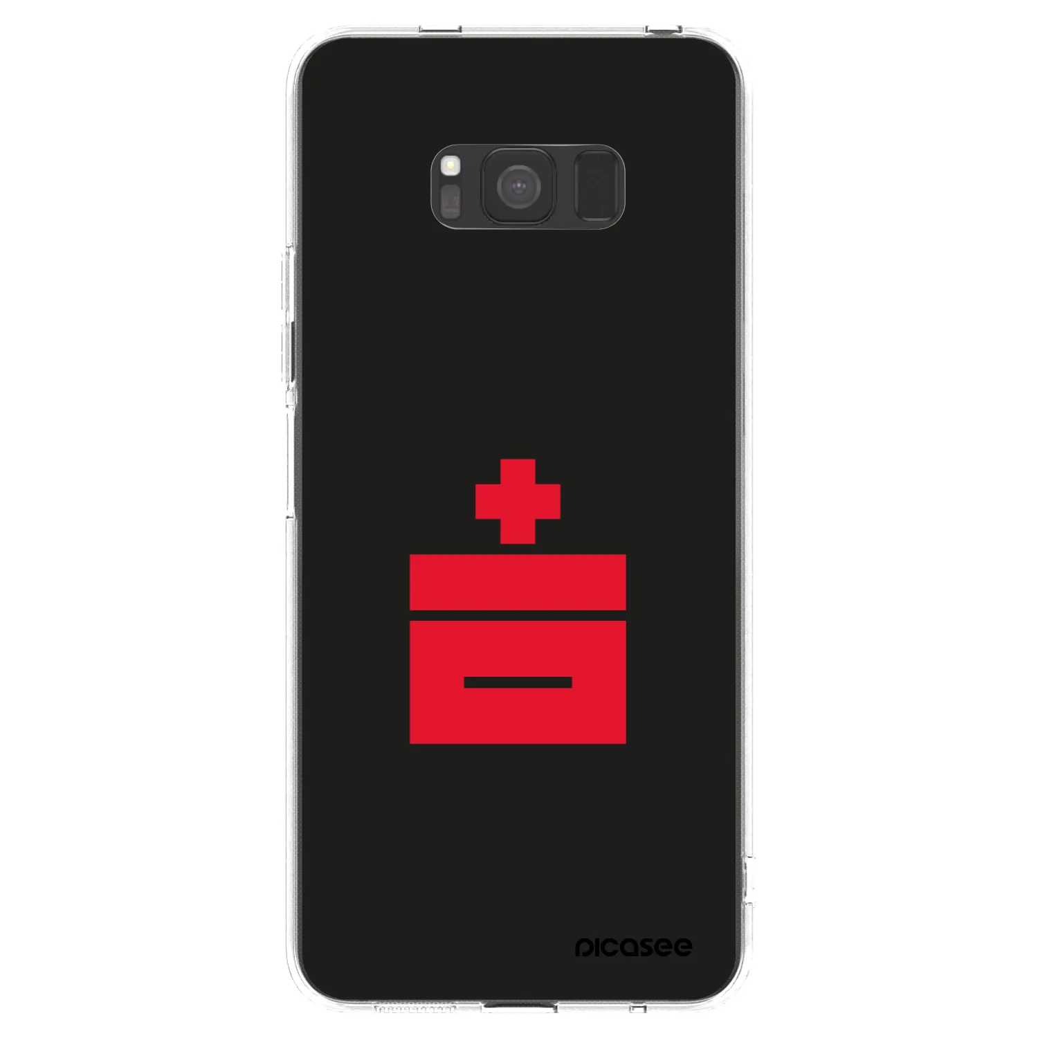Picasee silikónový prehľadný obal pre Samsung Galaxy S8 G950F - Le Plastenciaga