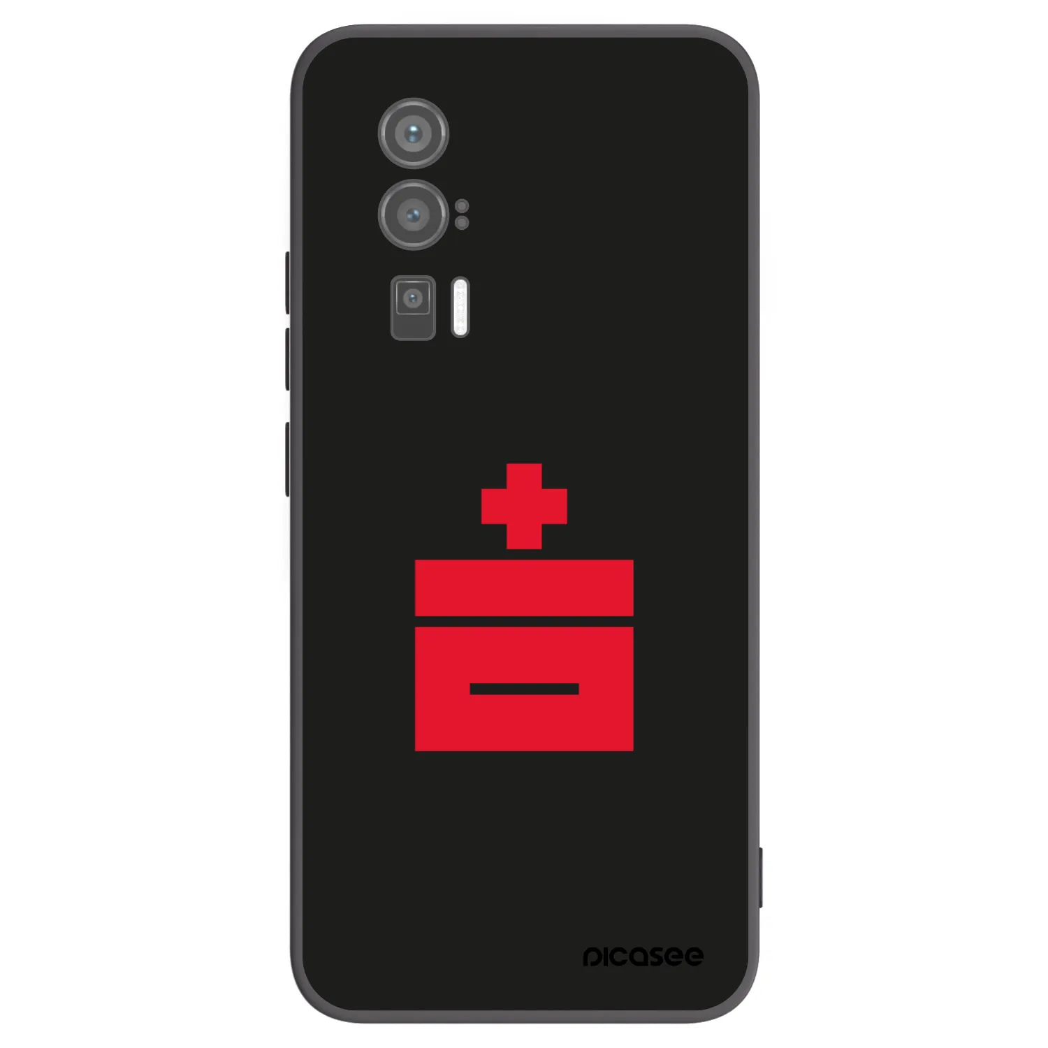 Picasee silikónový čierny obal pre Xiaomi Poco F5 Pro 5G - Le Plastenciaga