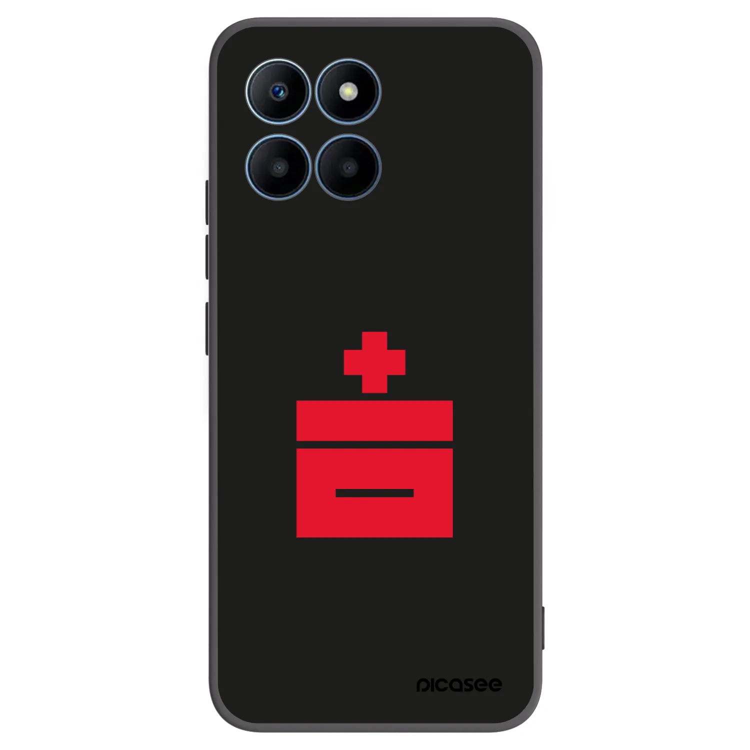 Picasee silikónový čierny obal pre Honor 70 Lite - Le Plastenciaga
