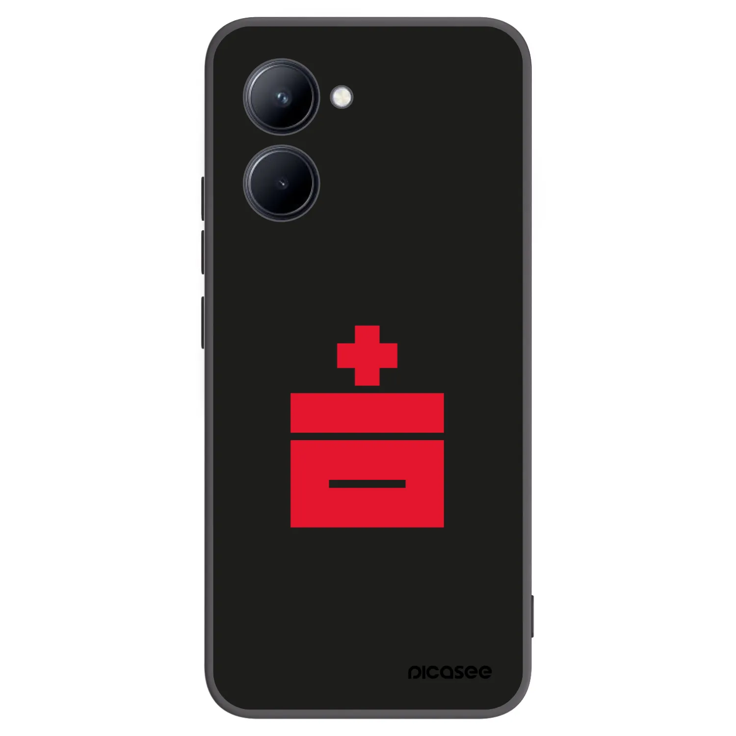 Picasee silikónový čierny obal pre Realme C33 (2023) - Le Plastenciaga