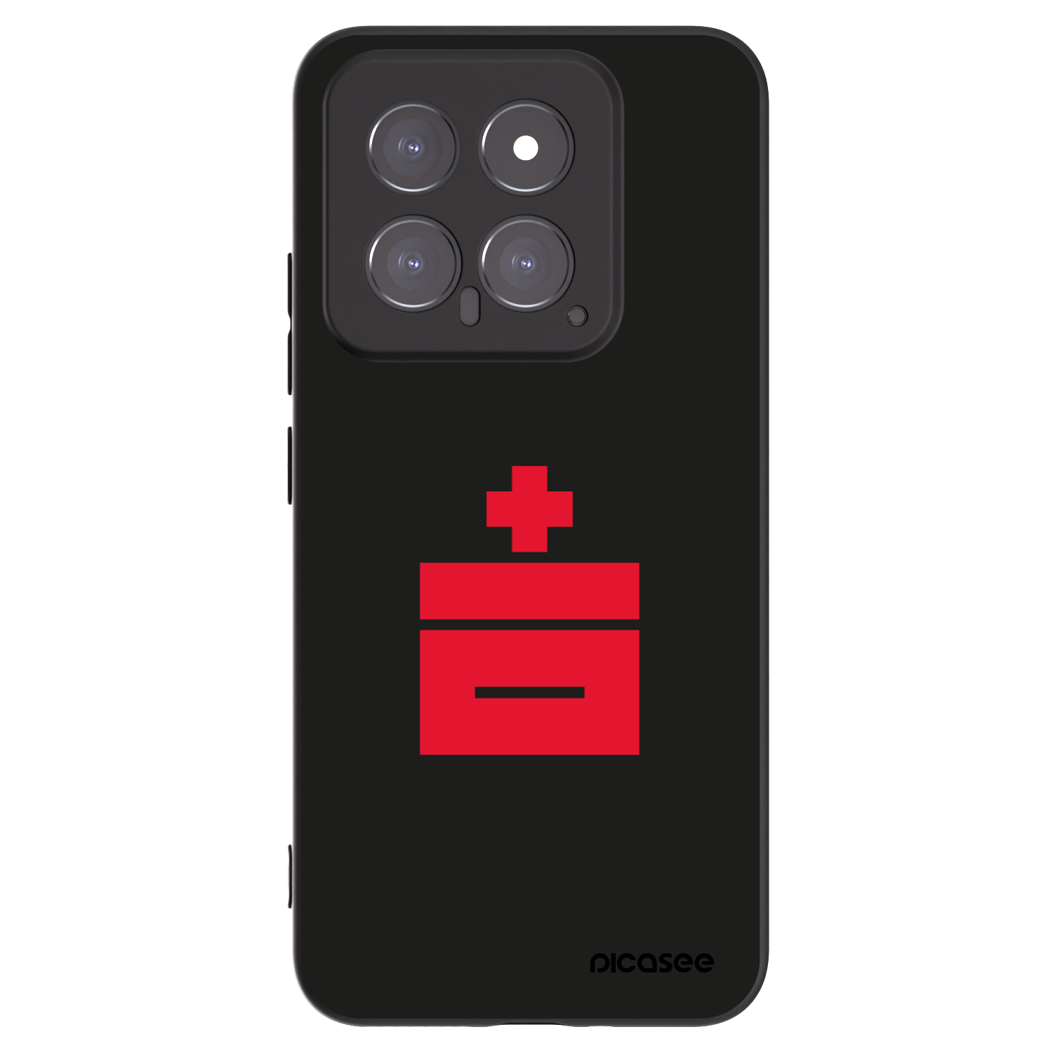 Picasee silikónový čierny obal pre Xiaomi 14 - Le Plastenciaga