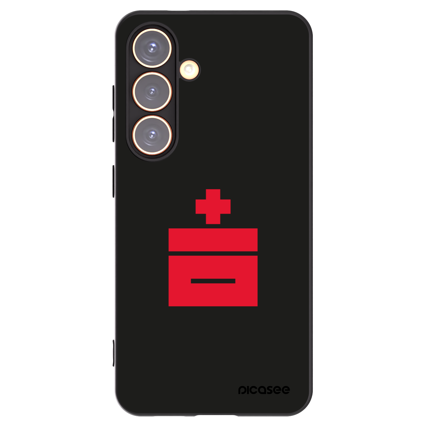 Picasee silikónový čierny obal pre Samsung Galaxy S24 S921B 5G - Le Plastenciaga
