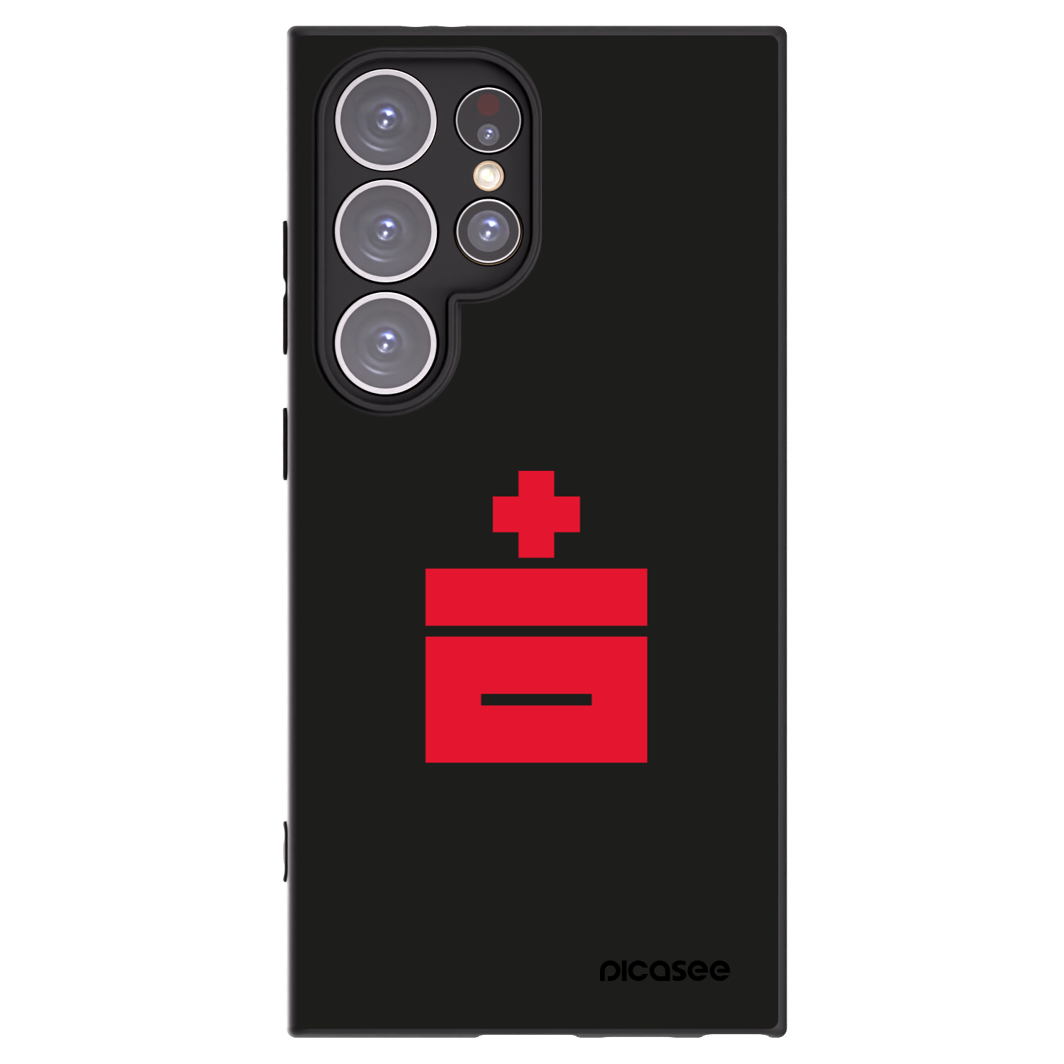 Picasee silikónový čierny obal pre Samsung Galaxy S24 Ultra S928B 5G - Le Plastenciaga