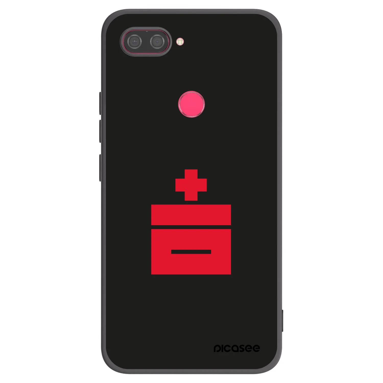 Picasee silikónový čierny obal pre Xiaomi Mi 8 Lite - Le Plastenciaga