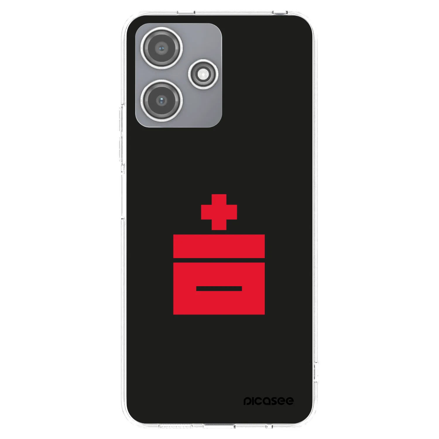 Picasee silikónový prehľadný obal pre Xiaomi Redmi 12 5G - Le Plastenciaga