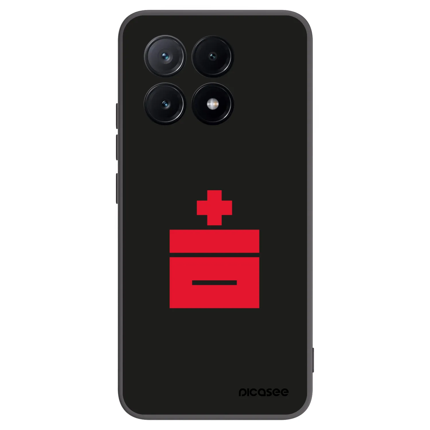 Picasee silikónový čierny obal pre Xiaomi Poco X6 Pro - Le Plastenciaga