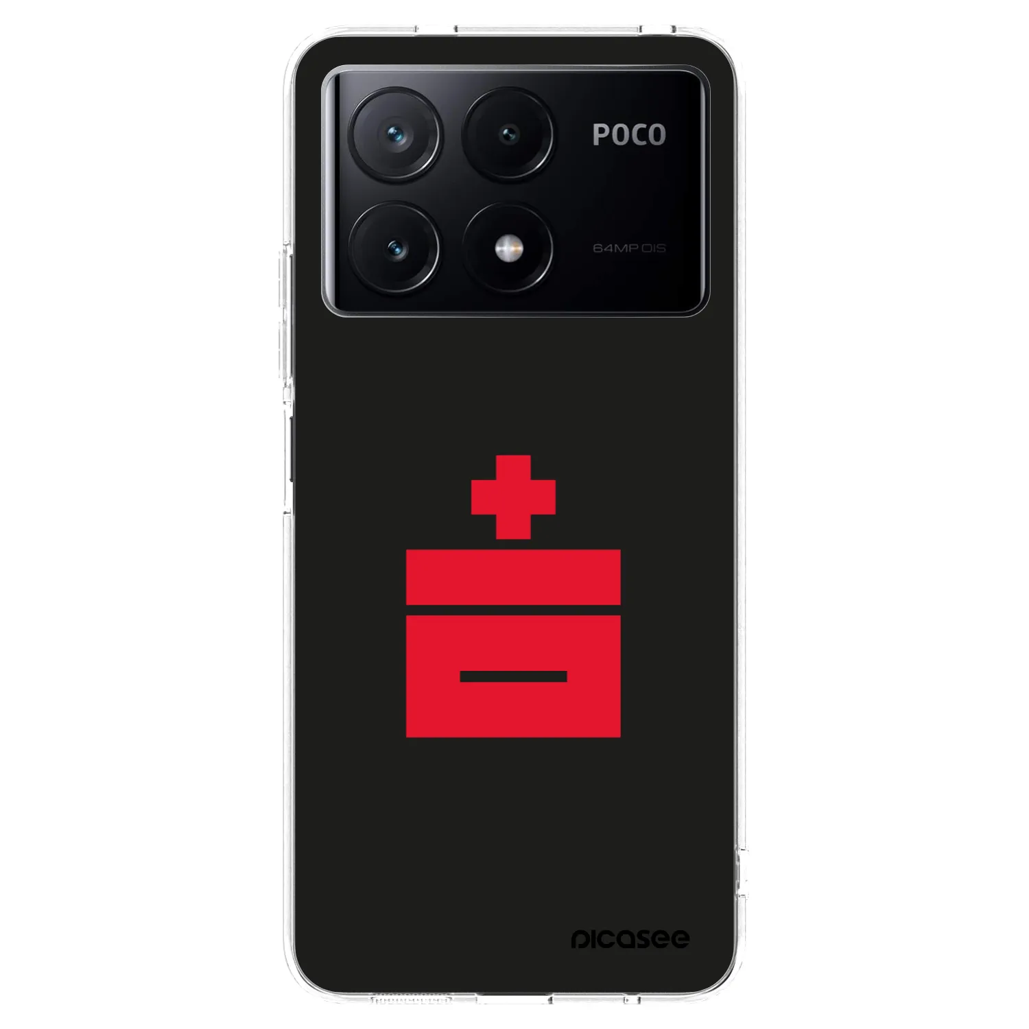 Picasee silikónový prehľadný obal pre Xiaomi Poco X6 Pro - Le Plastenciaga