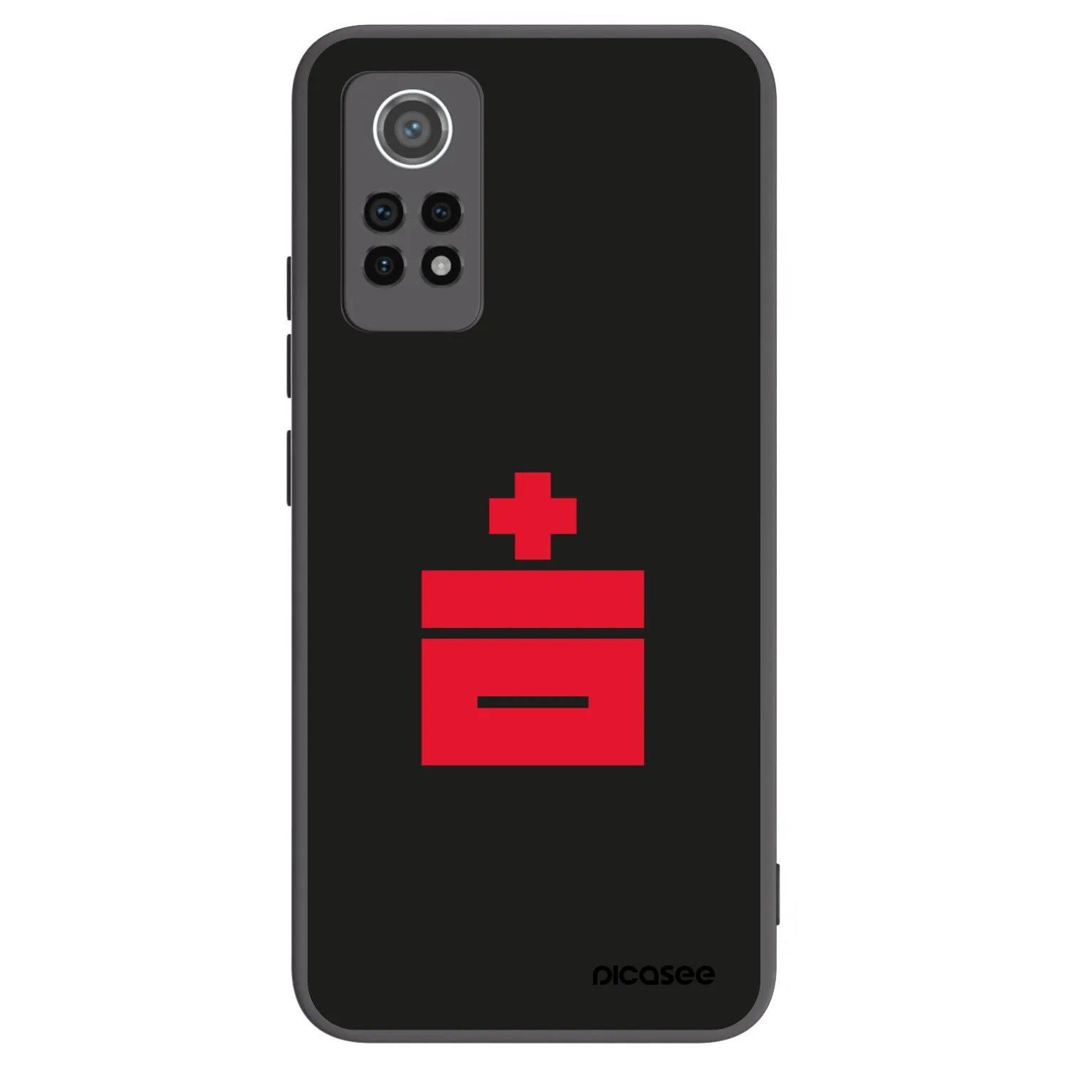 Picasee silikónový čierny obal pre Xiaomi Redmi Note 12 Pro 4G - Le Plastenciaga