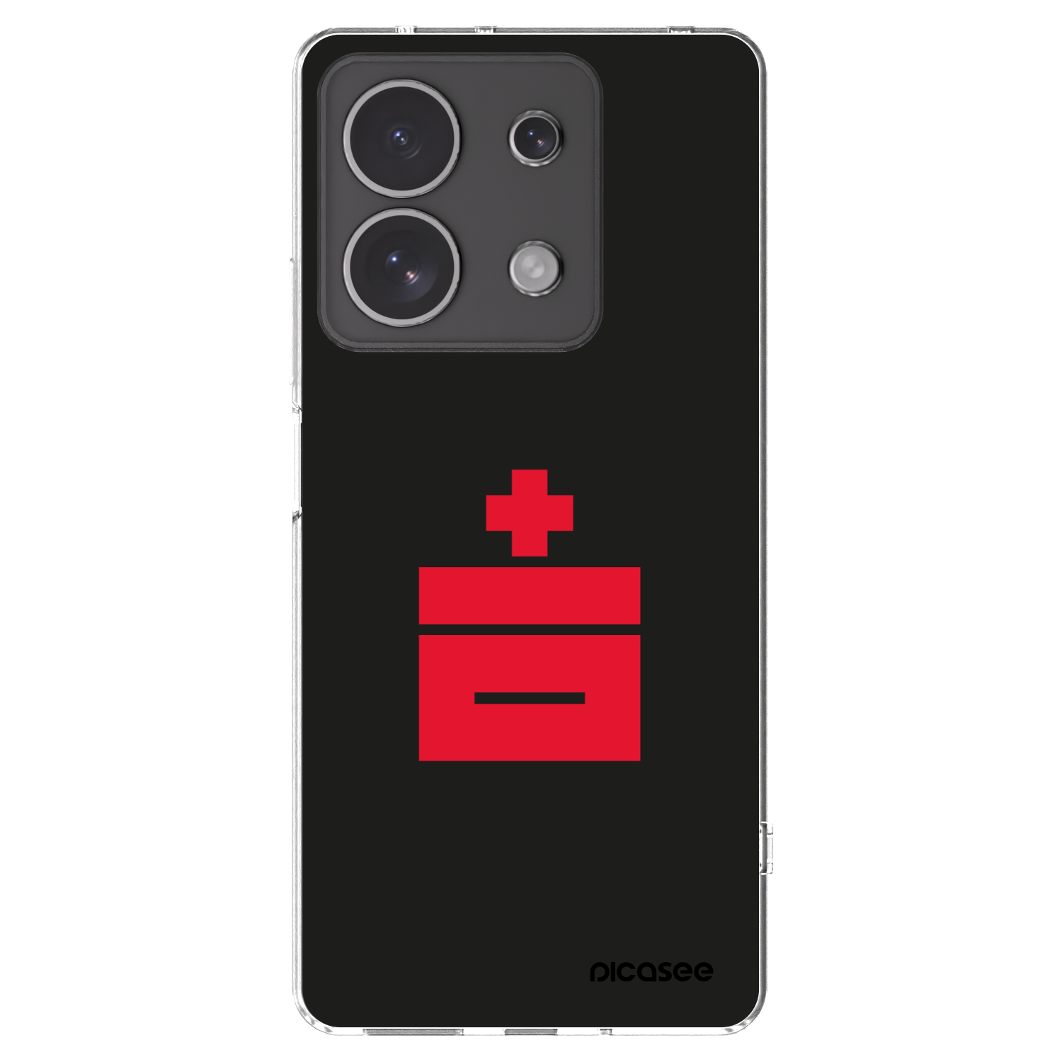 Picasee silikónový prehľadný obal pre Xiaomi Redmi Note 13 4G - Le Plastenciaga