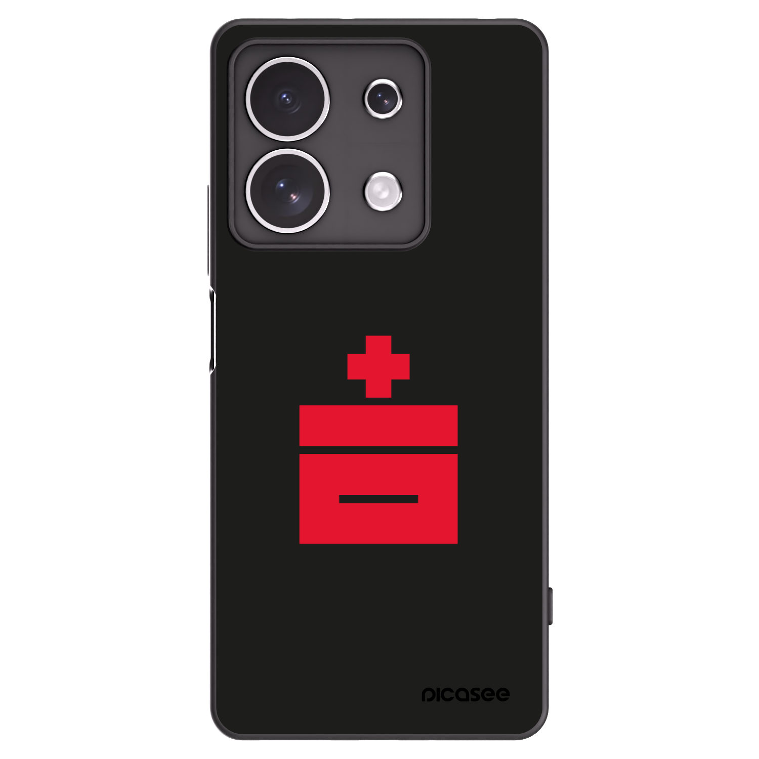 Picasee silikónový čierny obal pre Xiaomi Redmi Note 13 4G - Le Plastenciaga