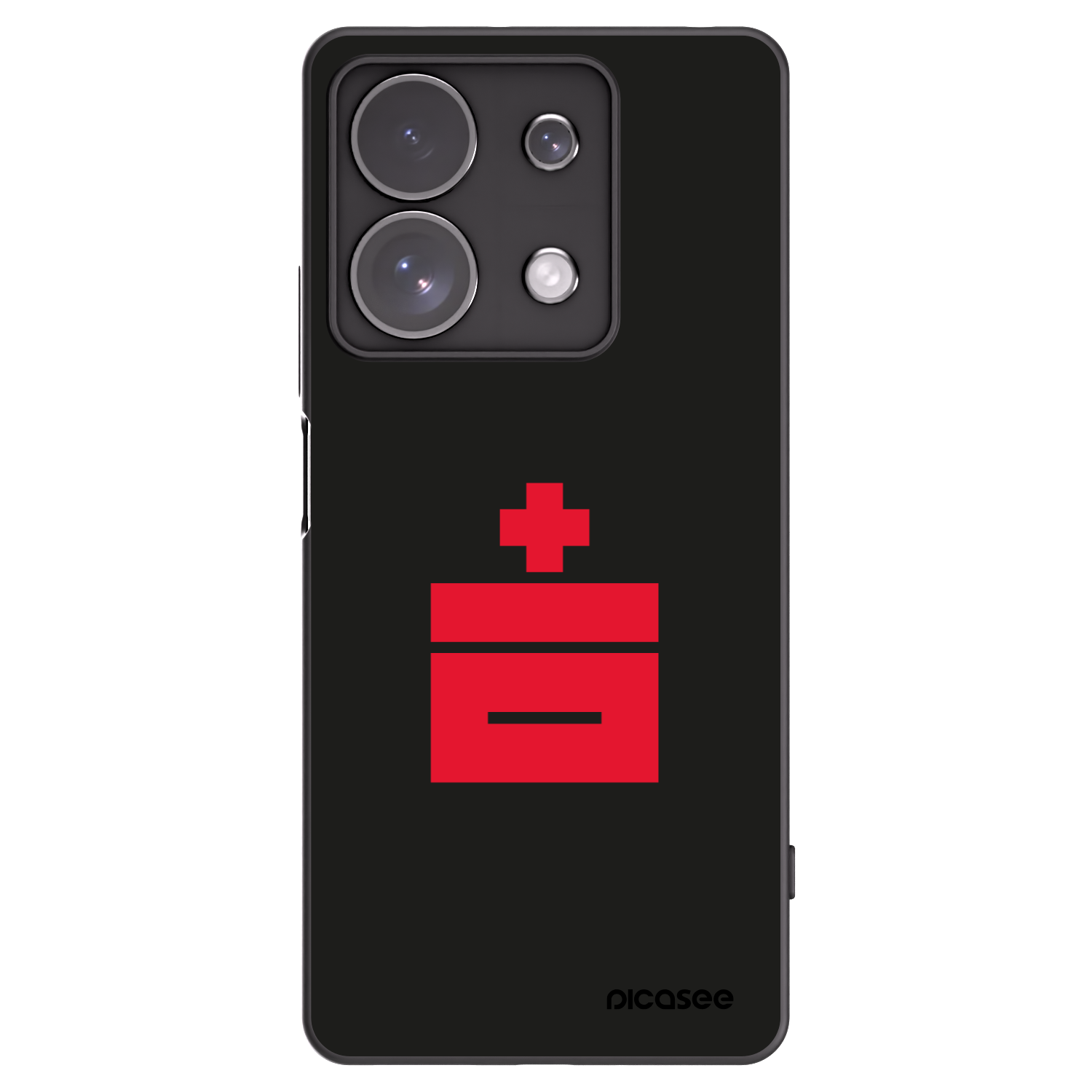 Silikónový čierny obal pre Xiaomi Redmi Note 13 Pro 4G - Le Plastenciaga