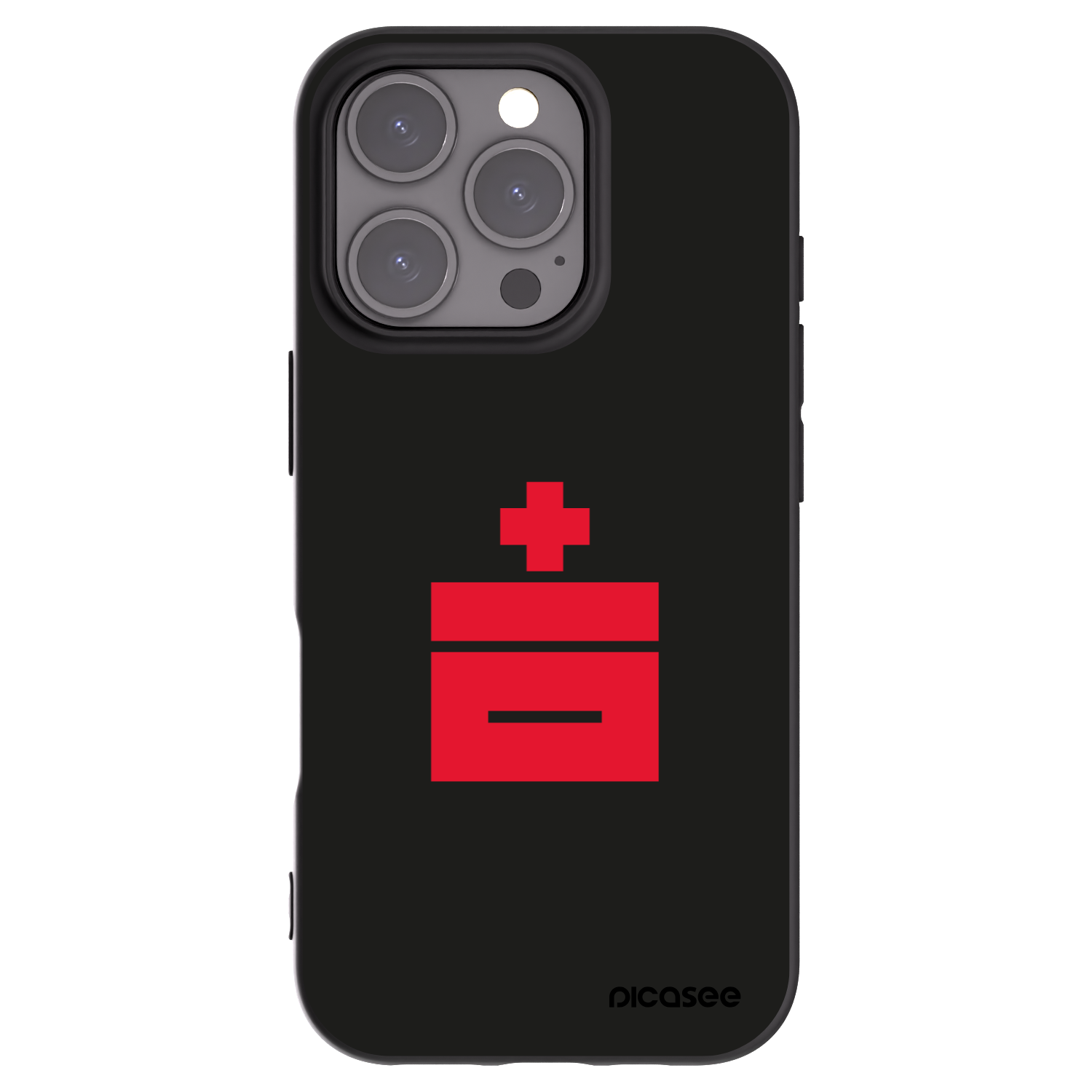 Picasee silikónový čierny obal pre Apple iPhone 16 Pro - Le Plastenciaga