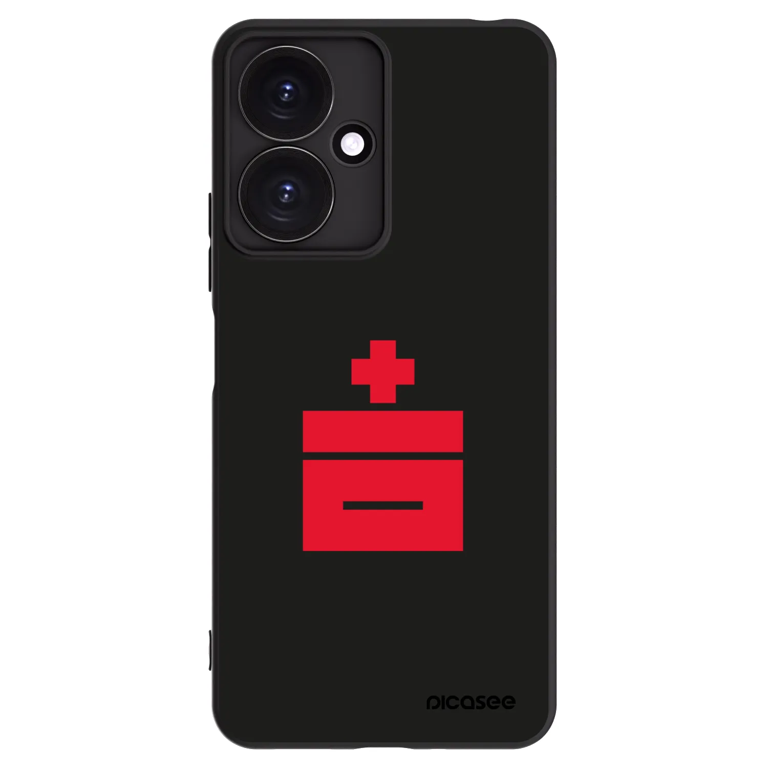Picasee silikónový čierny obal pre Xiaomi Redmi 13C 5G - Le Plastenciaga