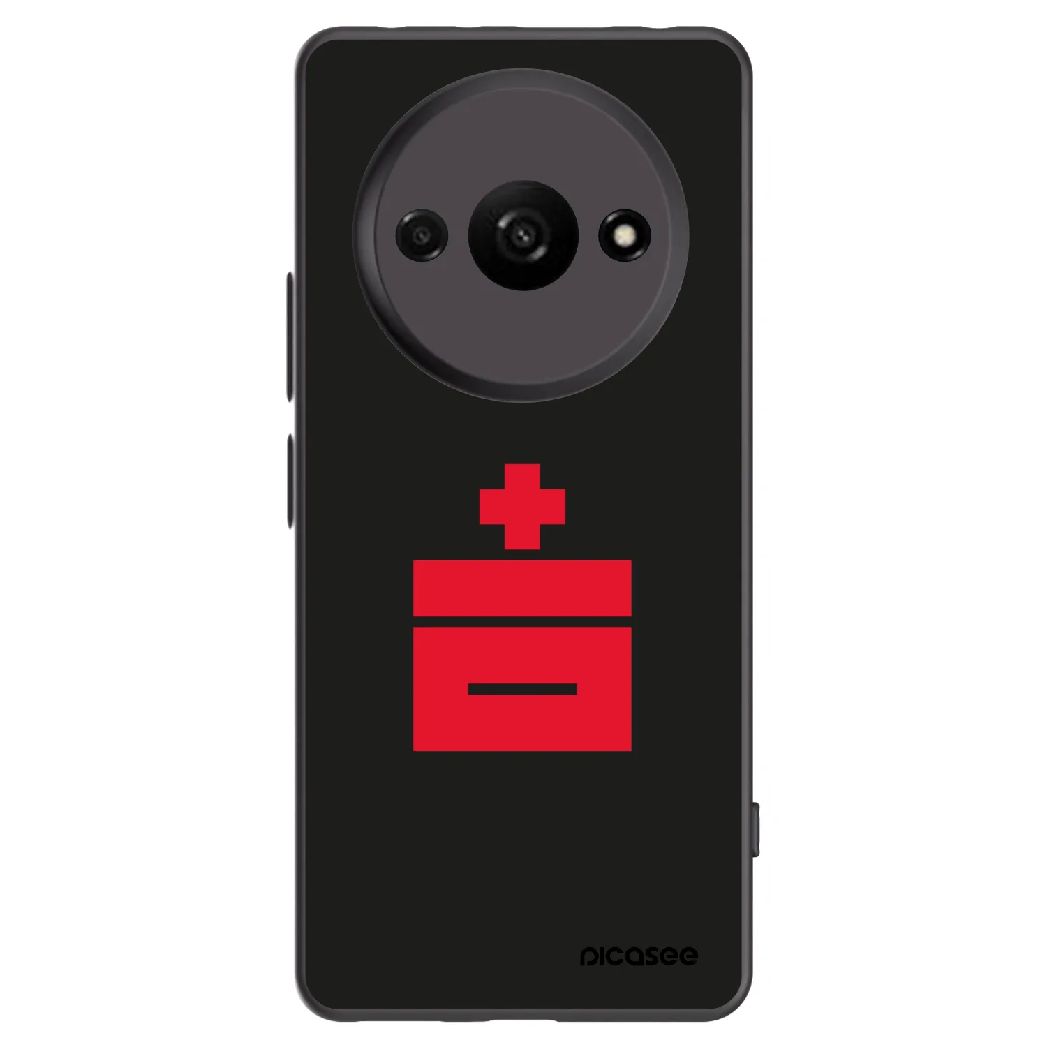 Picasee silikónový čierny obal pre Xiaomi Redmi A3 - Le Plastenciaga
