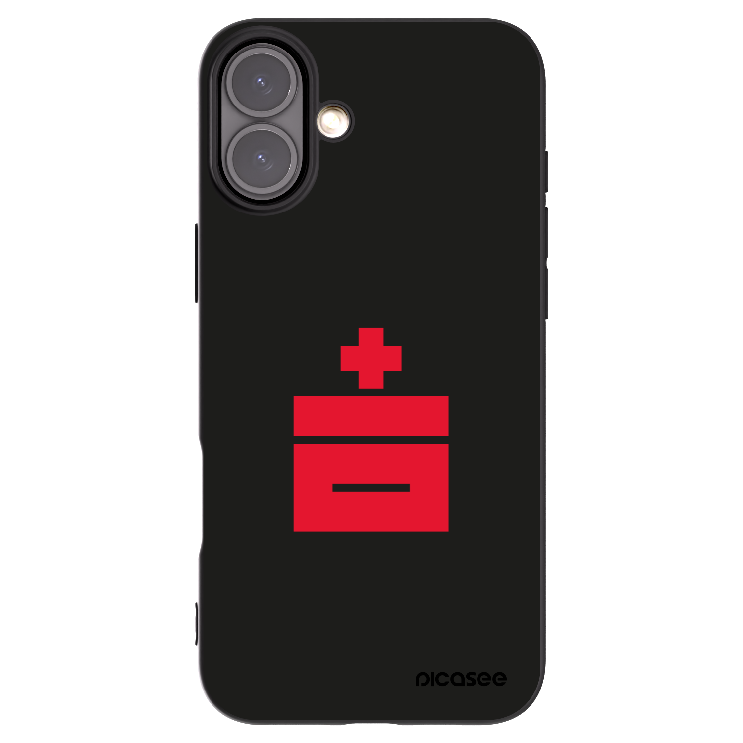 Picasee silikónový čierny obal pre Apple iPhone 16 Plus - Le Plastenciaga