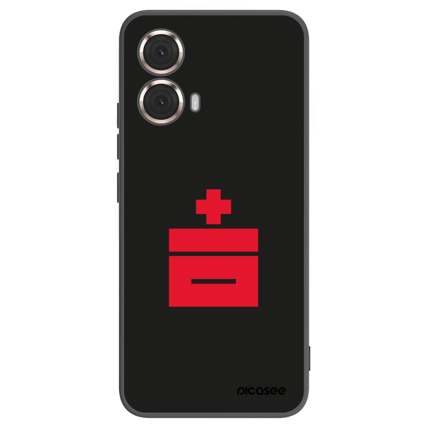 Silikónový čierny obal pre Motorola Moto G85 - Le Plastenciaga
