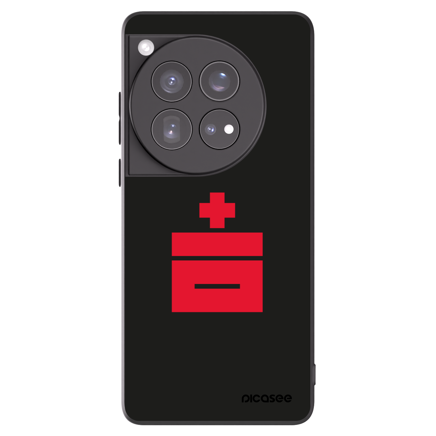 Picasee silikónový čierny obal pre OnePlus 12 5G - Le Plastenciaga