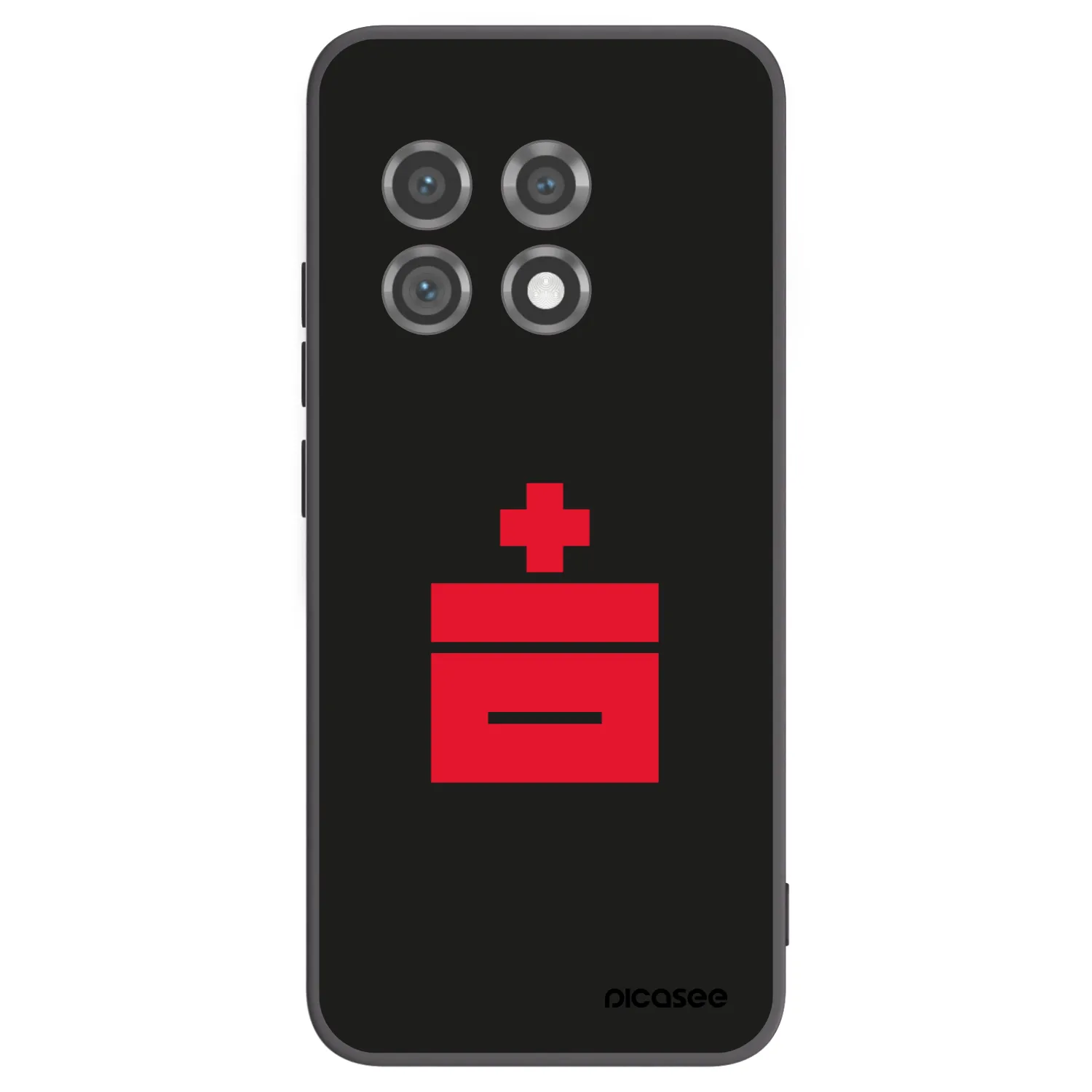 Picasee silikónový čierny obal pre OnePlus 11 5G - Le Plastenciaga