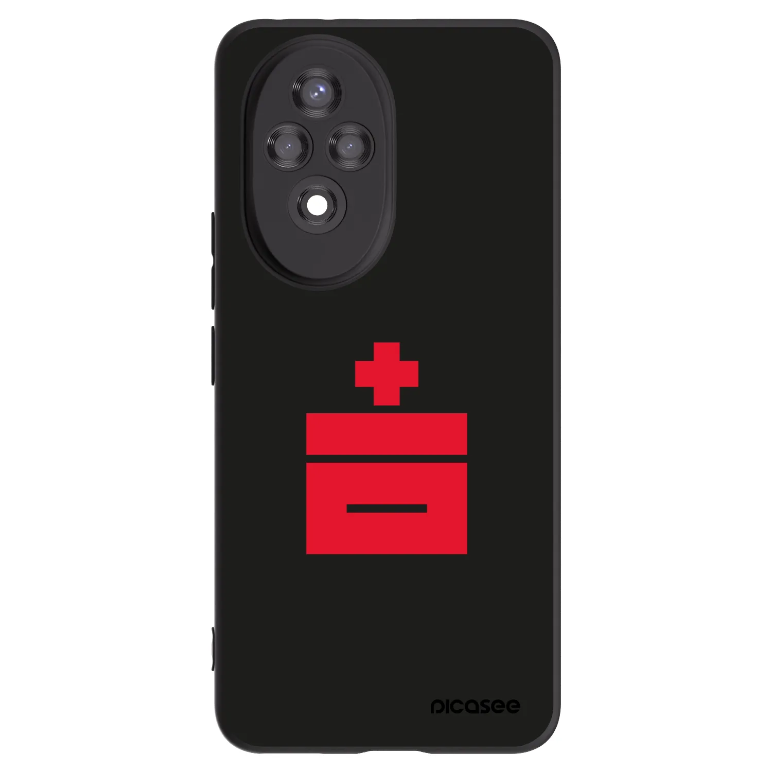 Picasee silikónový čierny obal pre Honor 200 Pro 5G - Le Plastenciaga