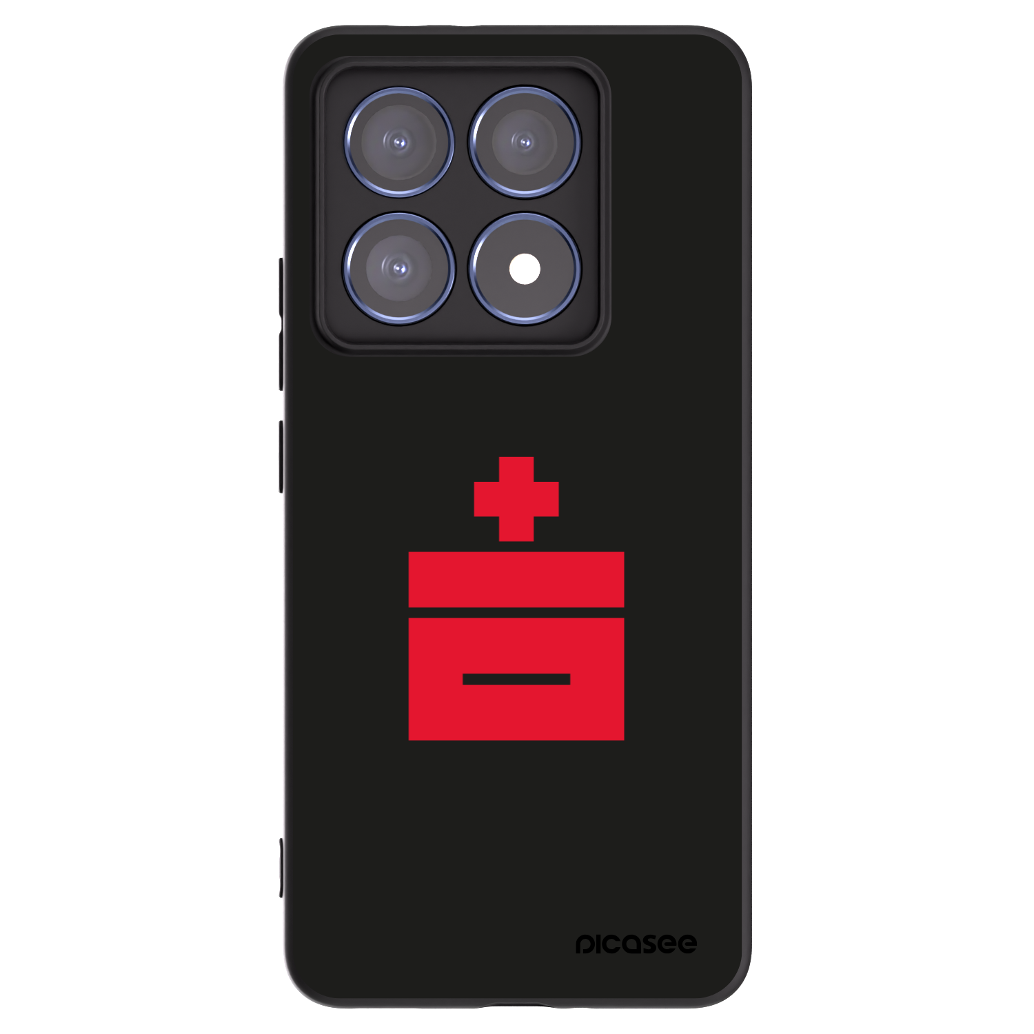 Picasee silikónový čierny obal pre Xiaomi 14T Pro - Le Plastenciaga