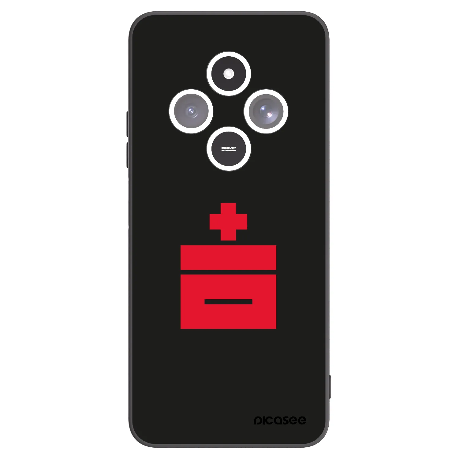 Picasee silikónový čierny obal pre Xiaomi Redmi 14C - Le Plastenciaga