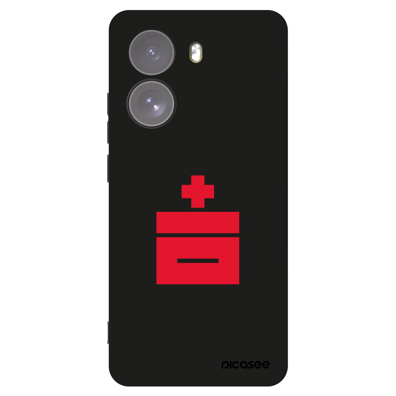 Picasee silikónový čierny obal pre Xiaomi Poco X7 - Le Plastenciaga