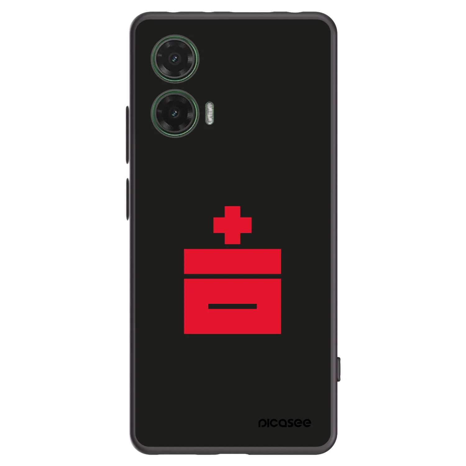 Picasee silikónový čierny obal pre Motorola Moto G35 5G - Le Plastenciaga