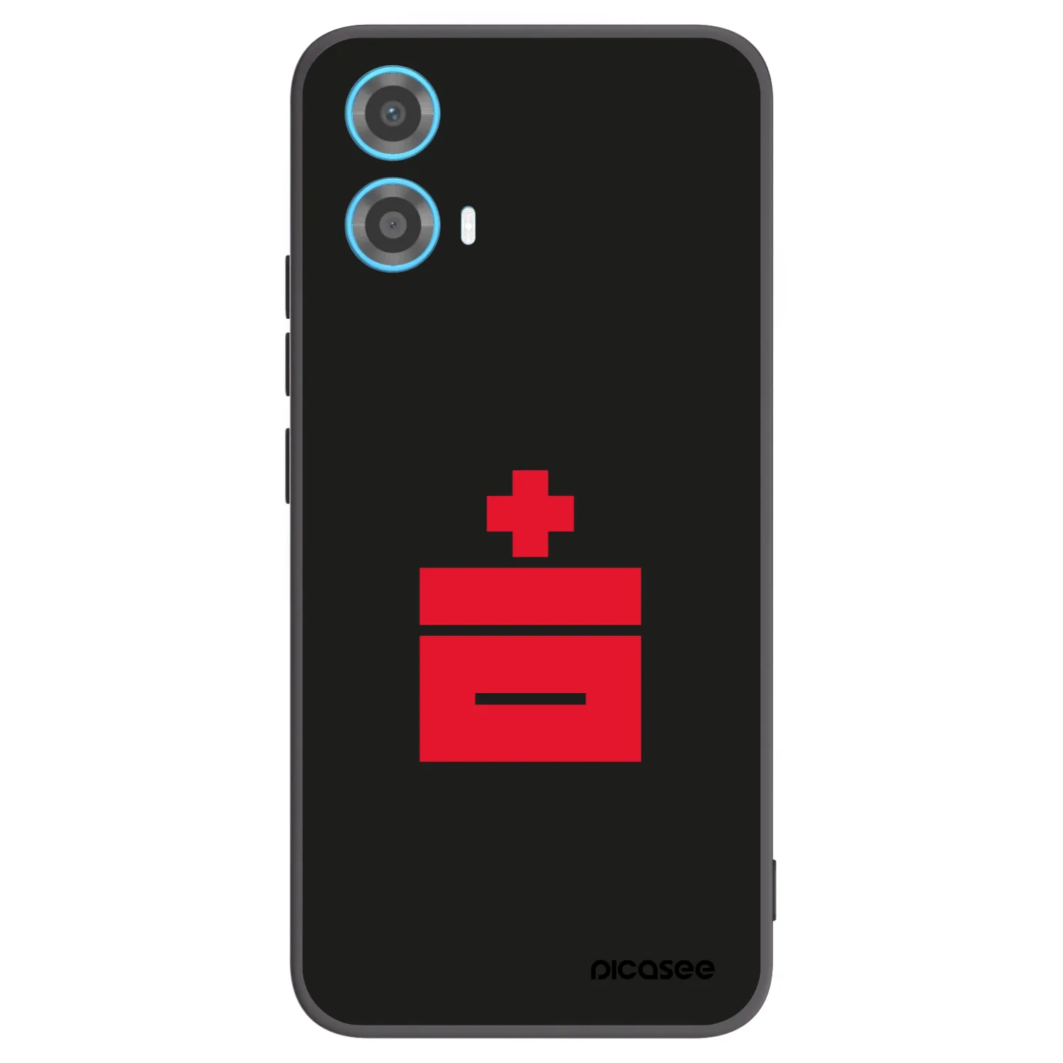 Picasee silikónový čierny obal pre Motorola Moto G34 5G - Le Plastenciaga