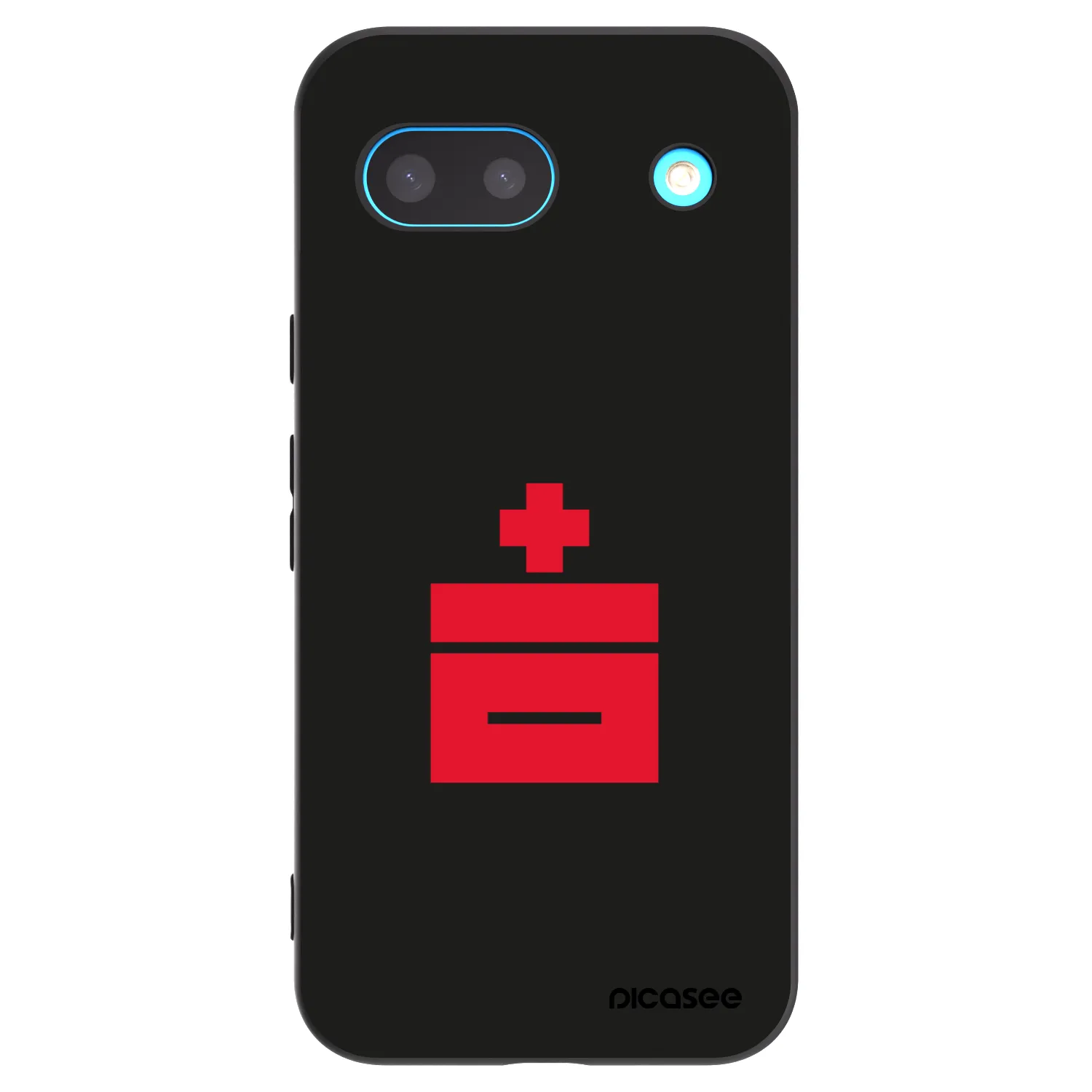 Picasee silikónový čierny obal pre Google Pixel 8a - Le Plastenciaga