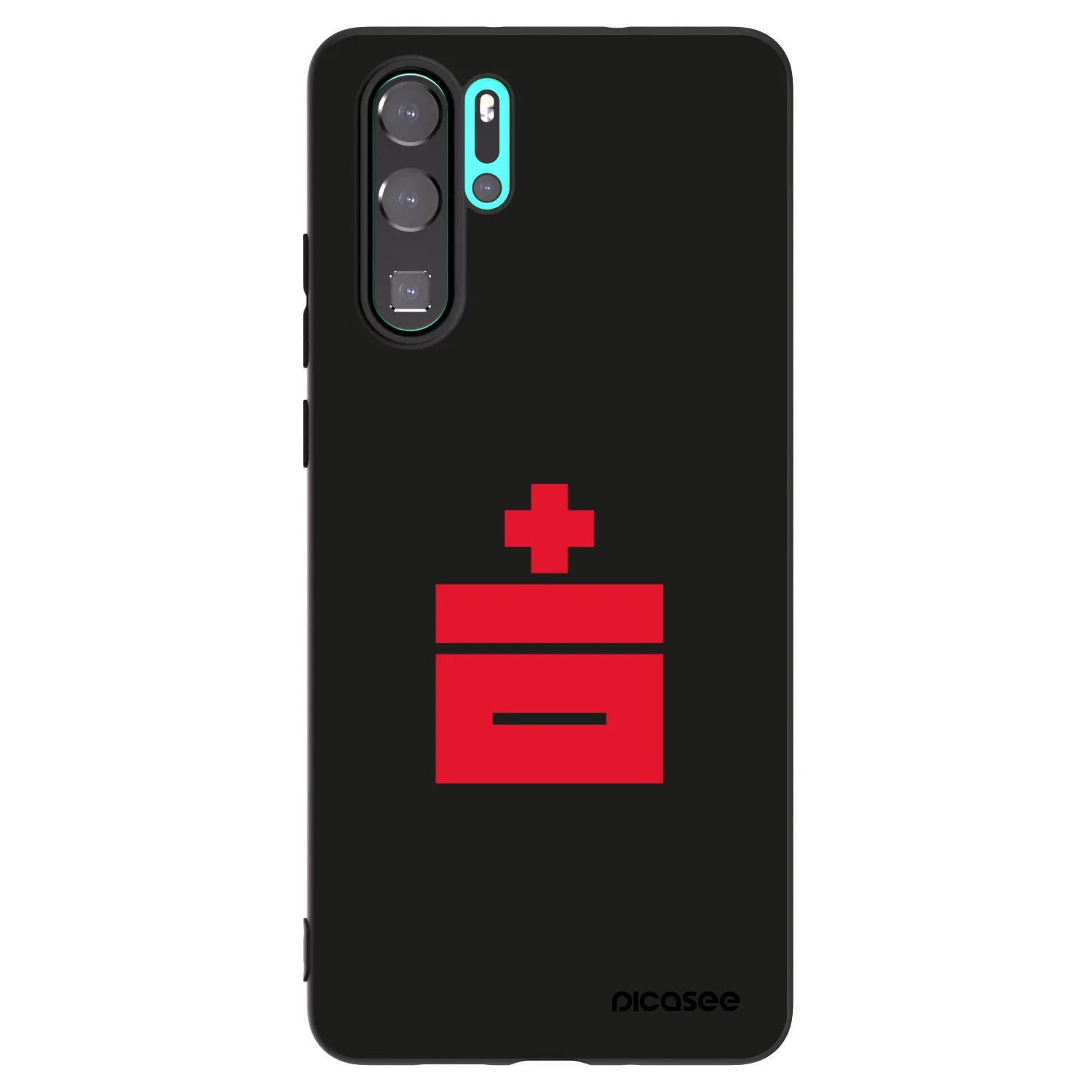 Picasee silikónový čierny obal pre Huawei P30 Pro - Le Plastenciaga
